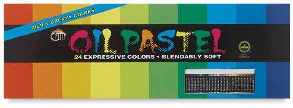 Niji Oil Pastel 24 pc Set - Front view of package