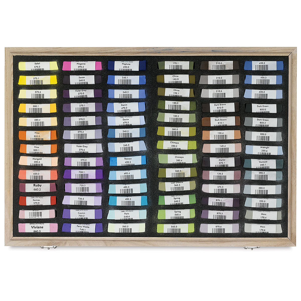Great American Art Works Pastel Set - Richard McKinley Landscape, Set of 78, pastels inside