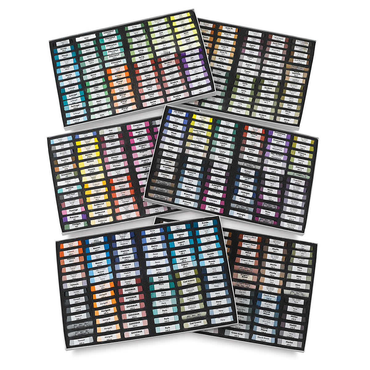 Great American Art Works Pastel Set - Full Monty, Set of 468, pastels inside