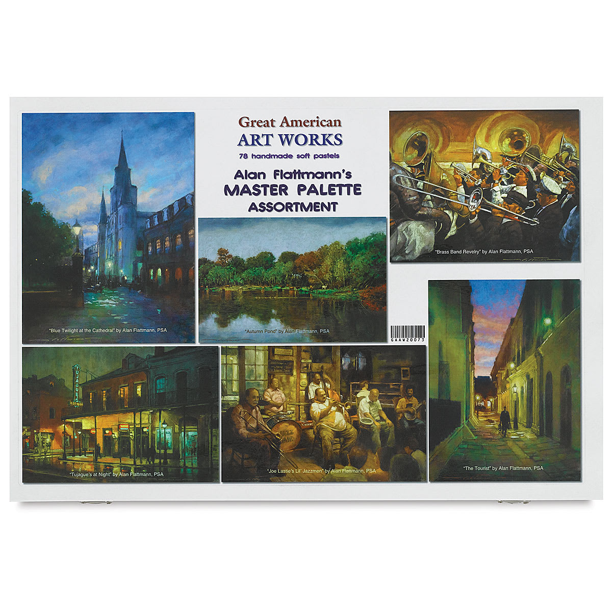 Great American Art Works Pastel Set - Flattmann Cityscape Gallery, Set of 78, In Package