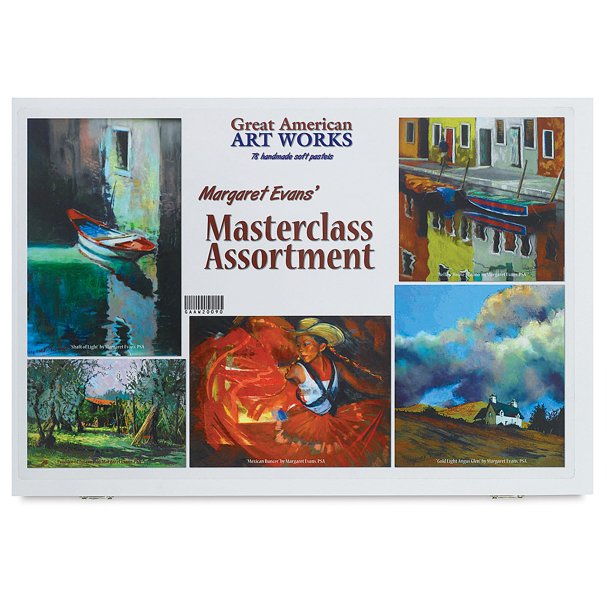 Great American Art Works Pastel Set - Margaret Evans Gallery, Set of 78, In Package