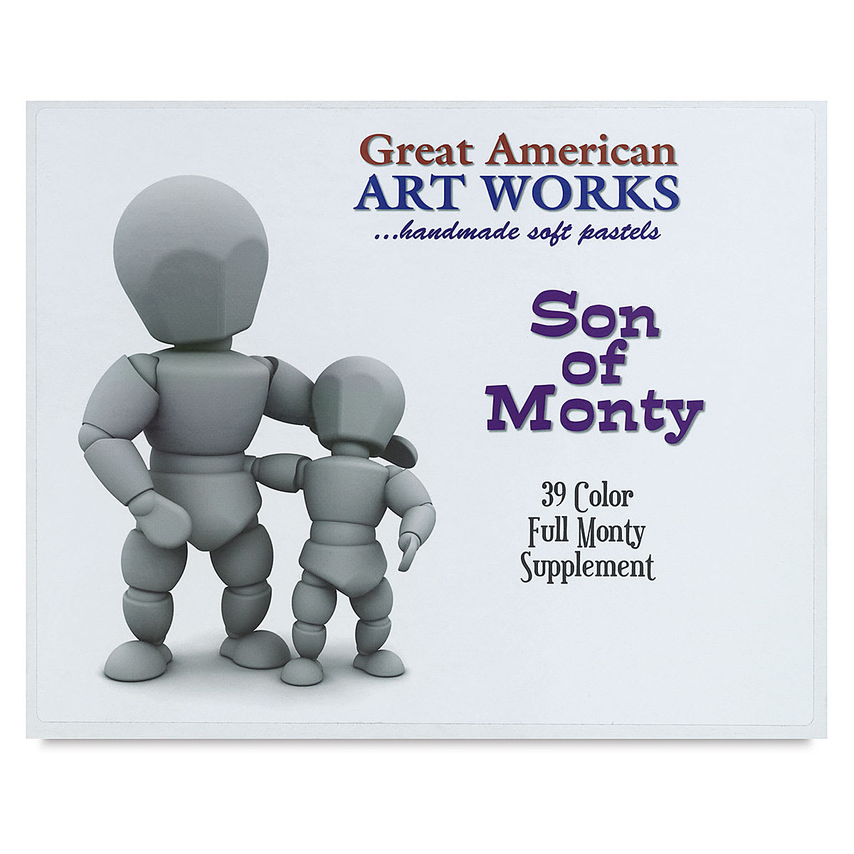 Great American Art Works Pastel Set - Son of Monty, Set of 39, In Package
