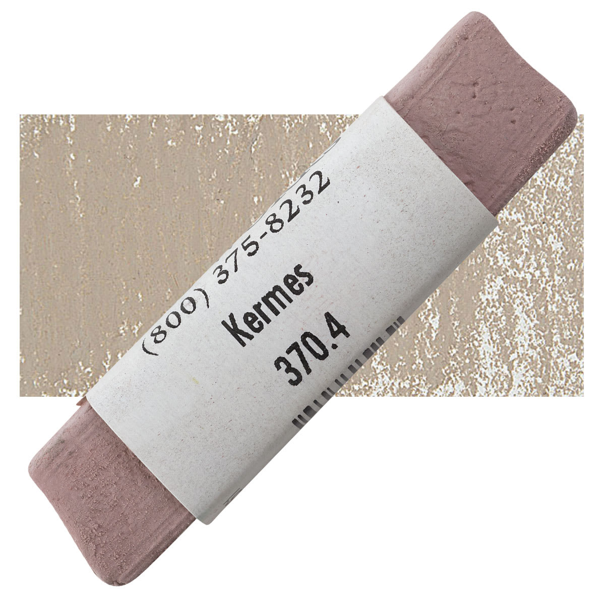 Great American Handmade Pastel - Kermes 4, 370.4 pastel and swatch
