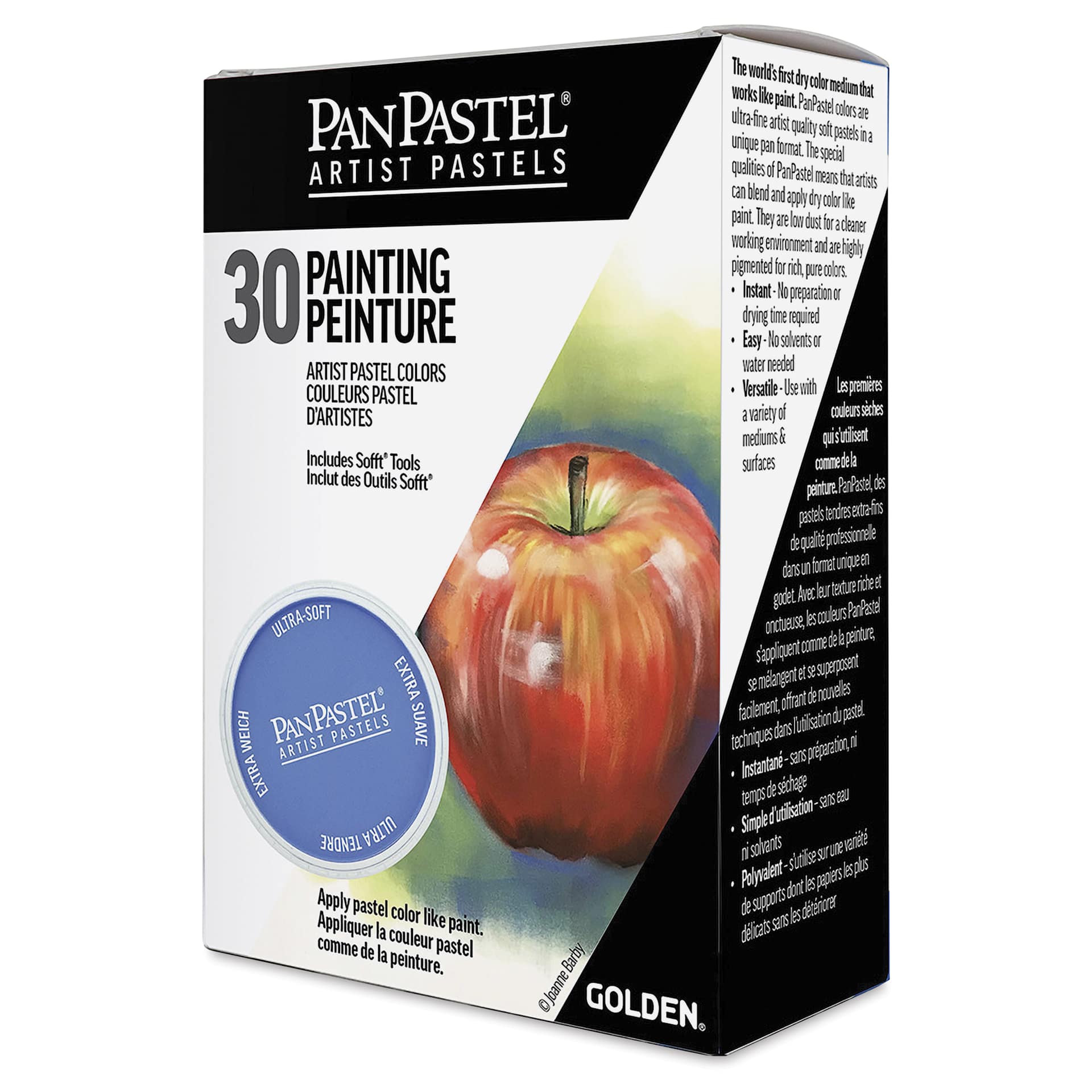 PanPastel Artists' Painting Pastels Set - Pure Colors, Set of 30 - packaging
