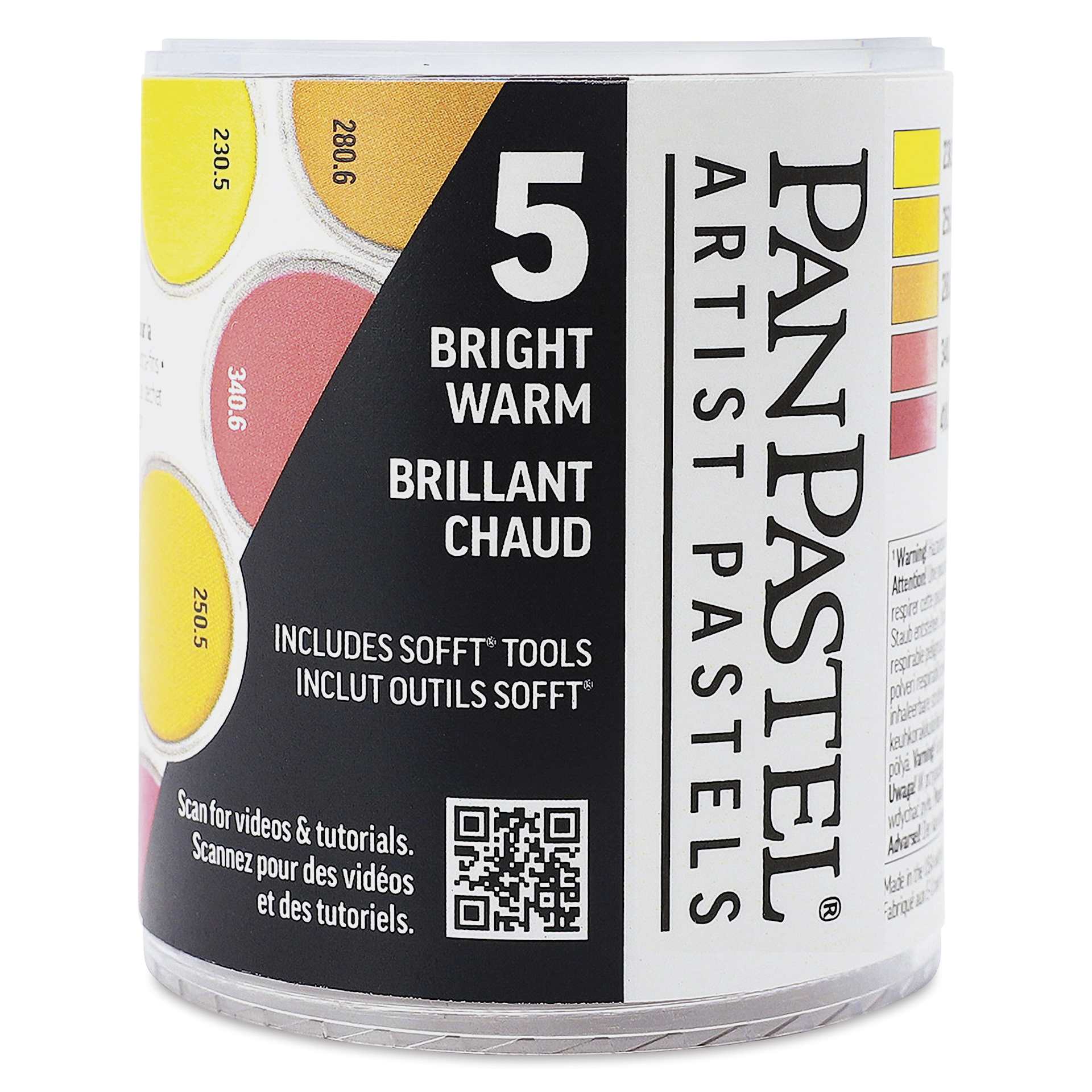 PanPastel Artists' Painting Pastels Set - Bright Warm, Set of 5