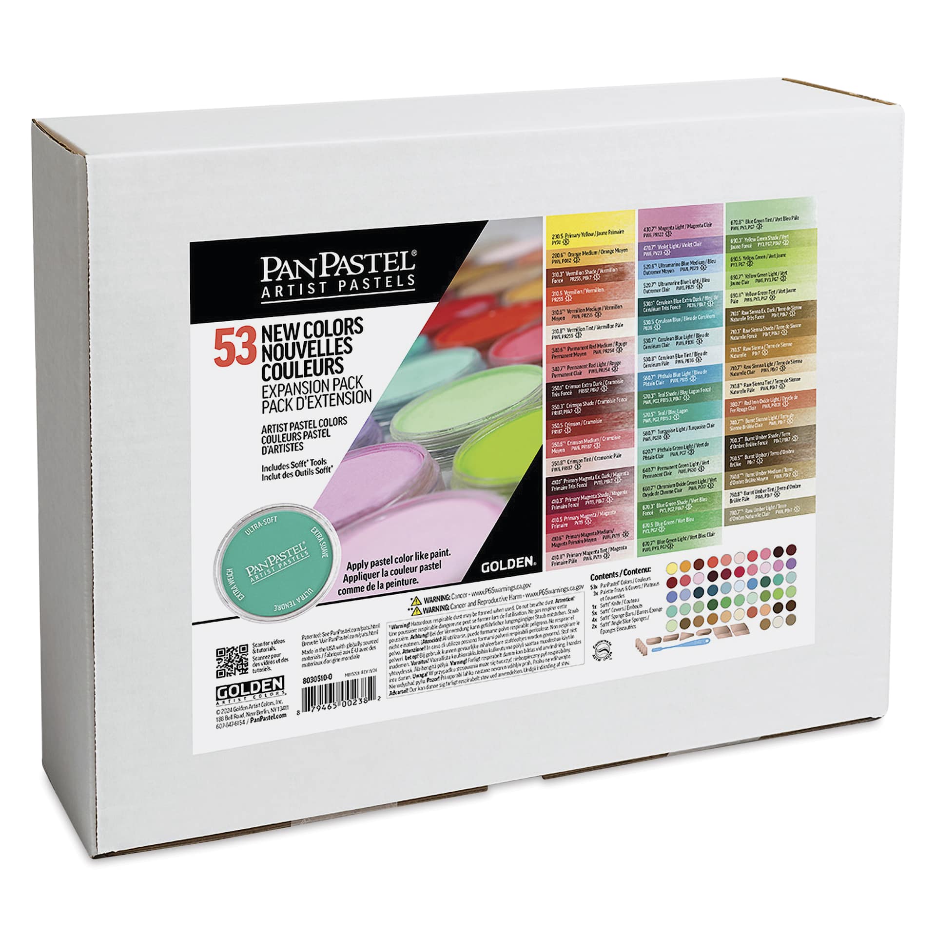 PanPastel Artists' Painting Pastels Set - Expansion Pack, Set of 53, packaging