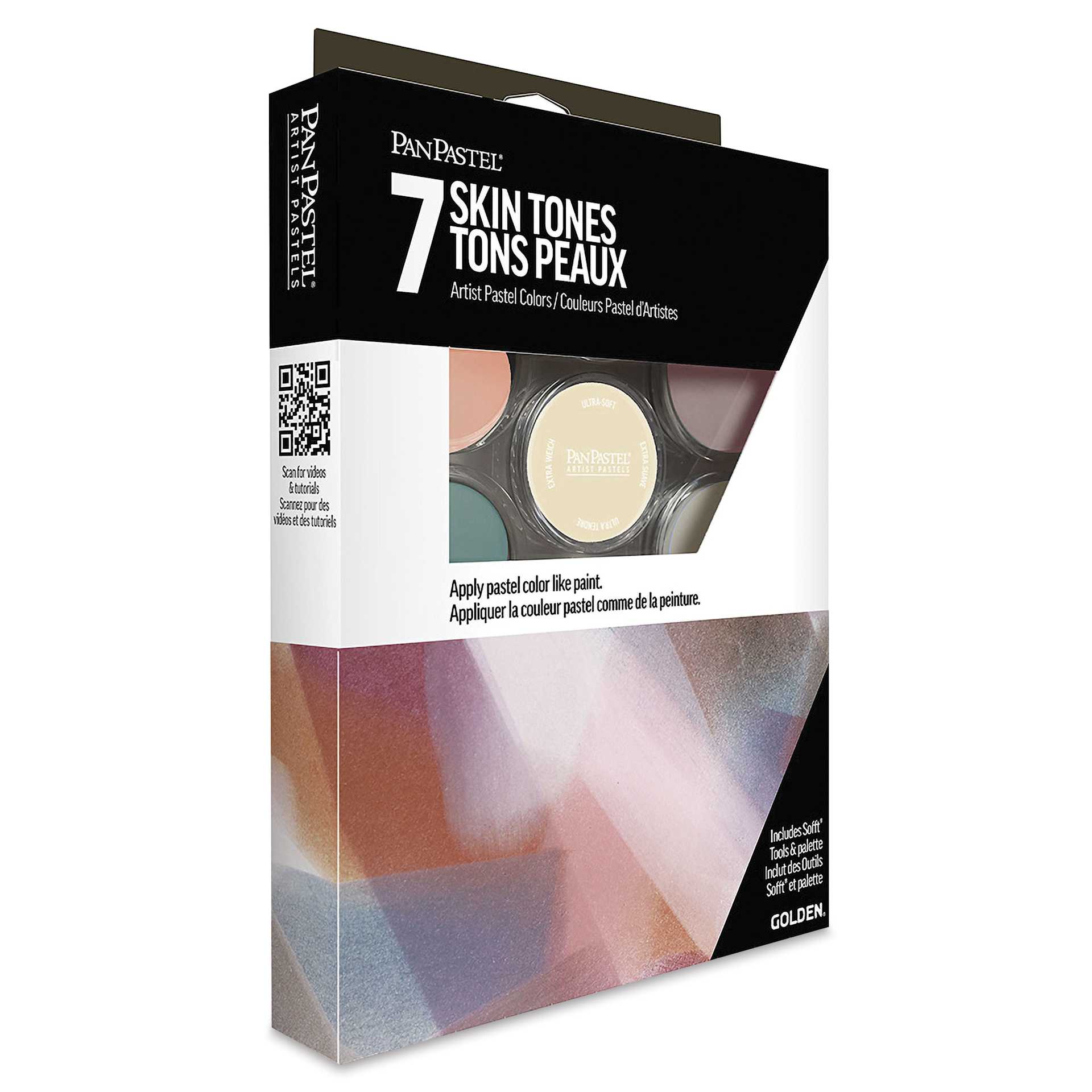 PanPastel Artists' Painting Pastels Set - Skin Tones, Set of 7, packaging
