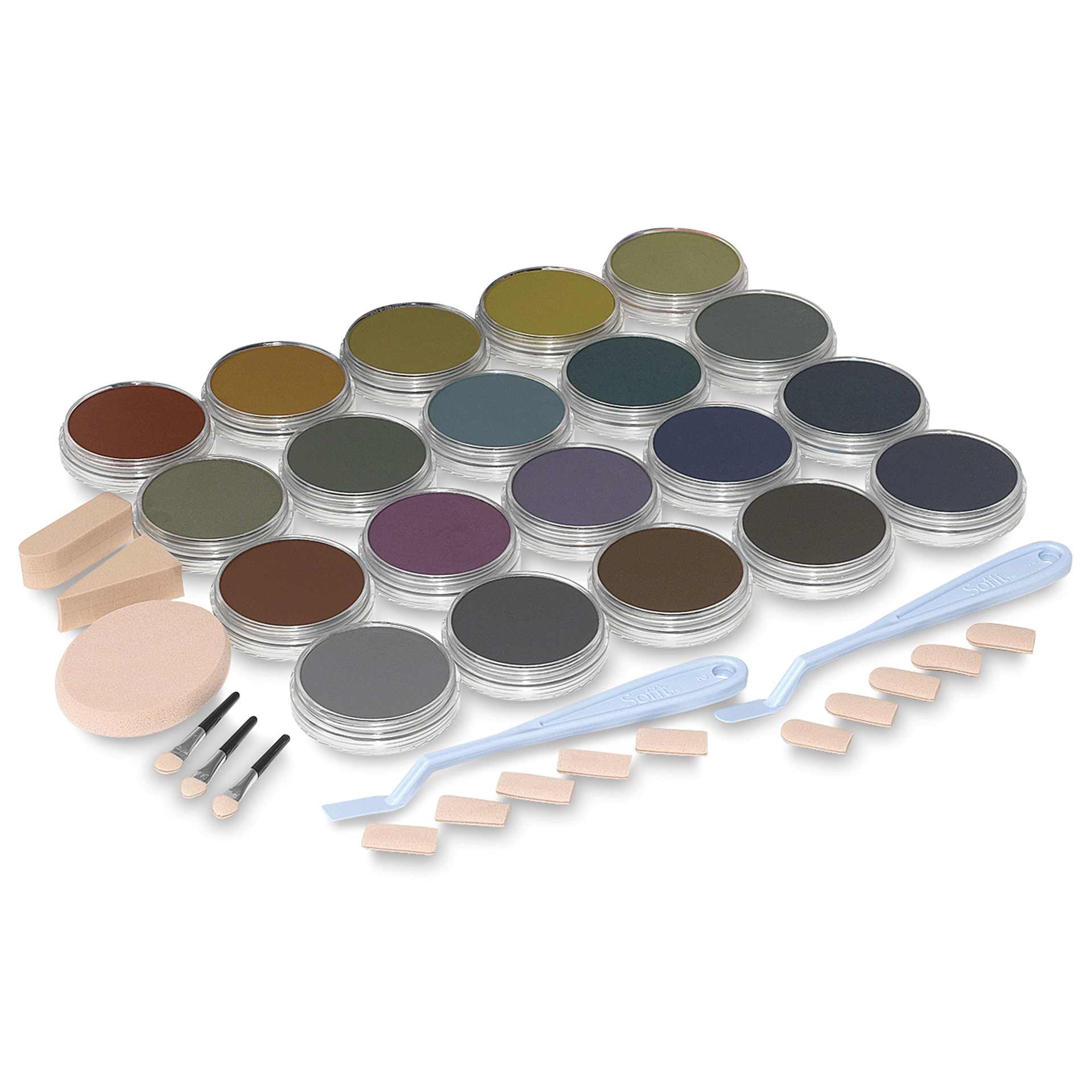 PanPastel Artists’ Painting Pastels Set - Extra Dark Shades, Set of 20