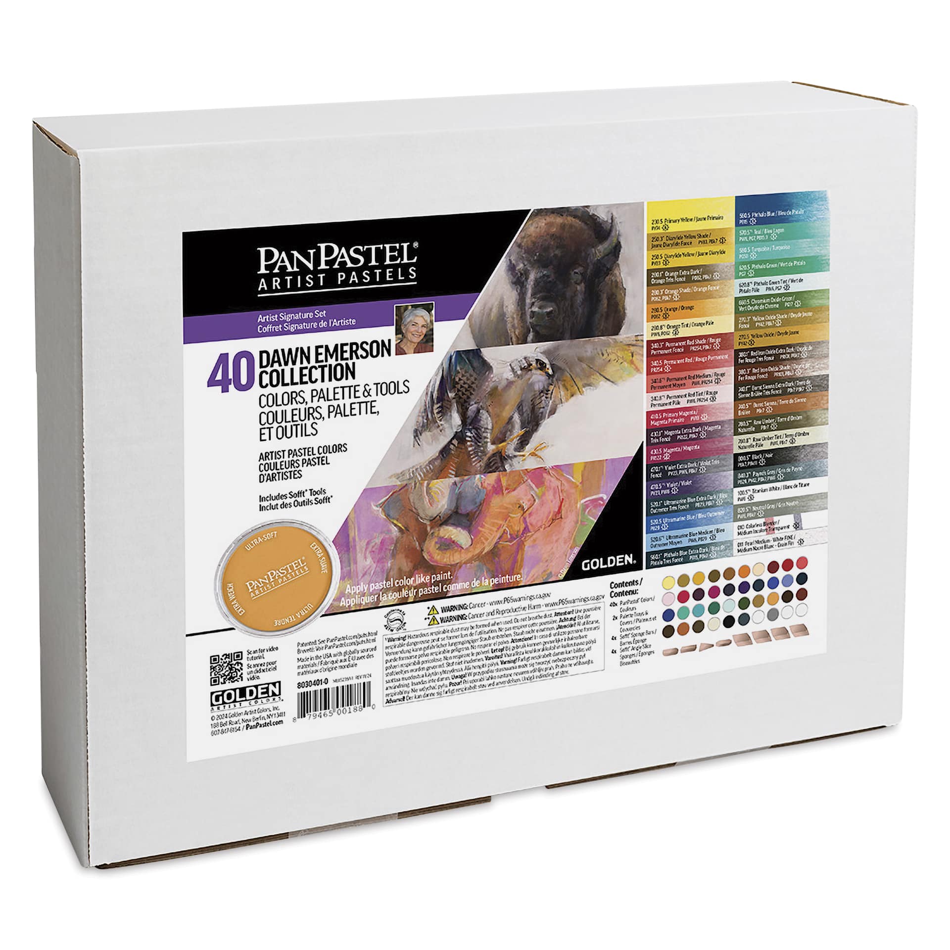 PanPastel Artists' Painting Pastels Set - Dawn Emerson, Set of 40 - packaging