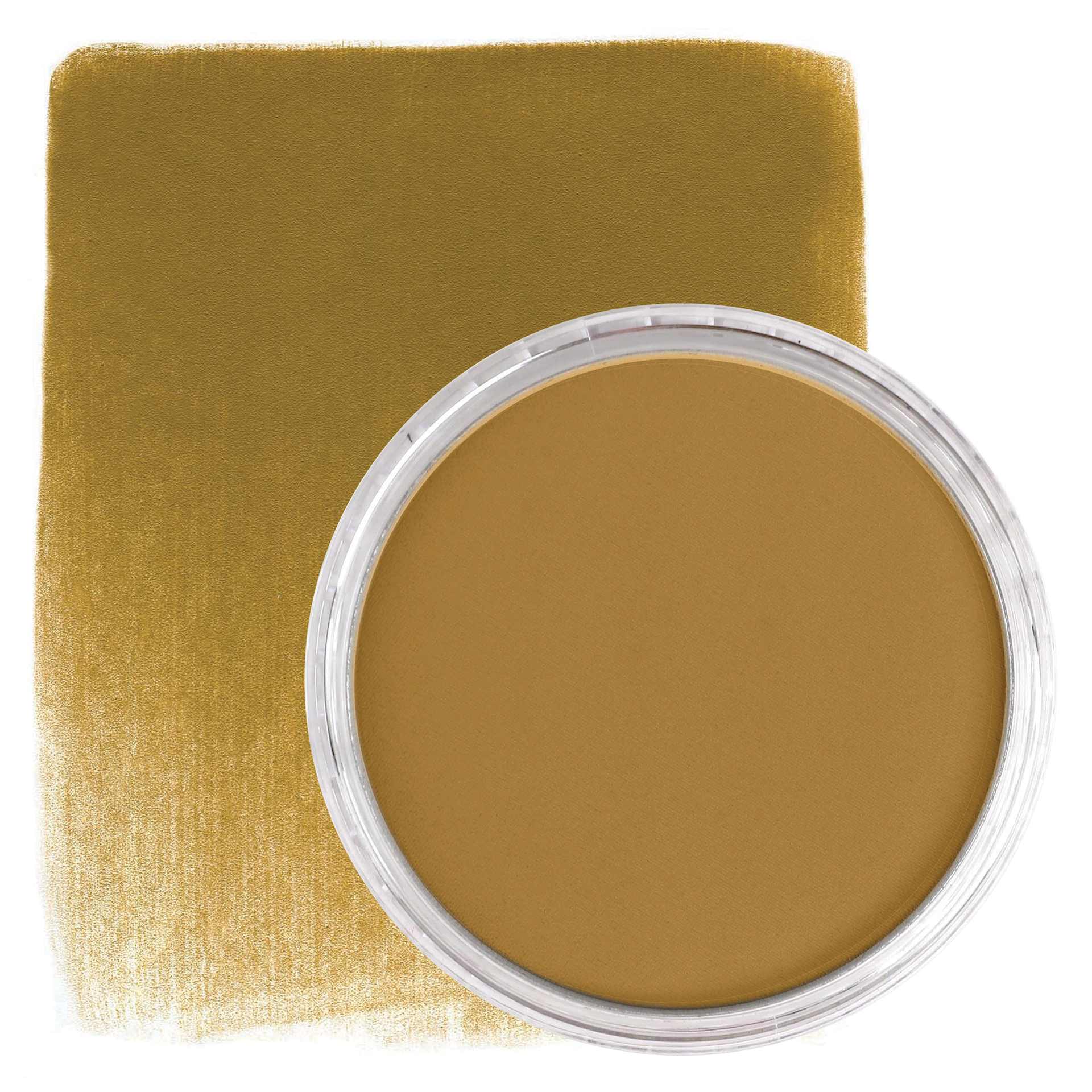 PanPastel Artists’ Painting Pastel - Yellow Oxide Shade, 270.3, pan and swatch