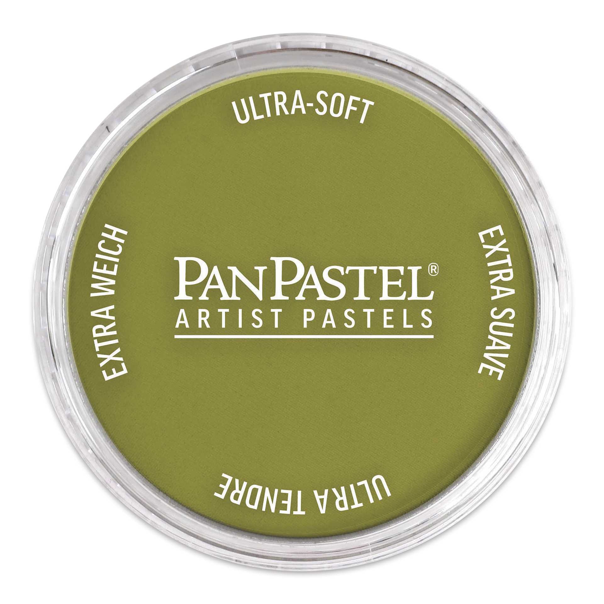 PanPastel Artists’ Painting Pastel - Bright Yellow Green Shade, 680.3, pan with lid on