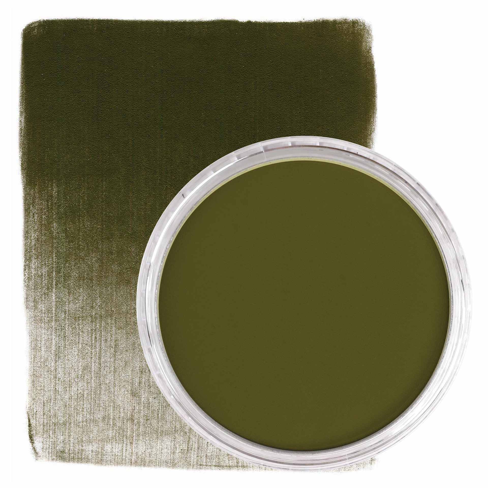 PanPastel Artists’ Painting Pastel - Bright Yellow Green Extra Dark, 680.1, swatch and pan