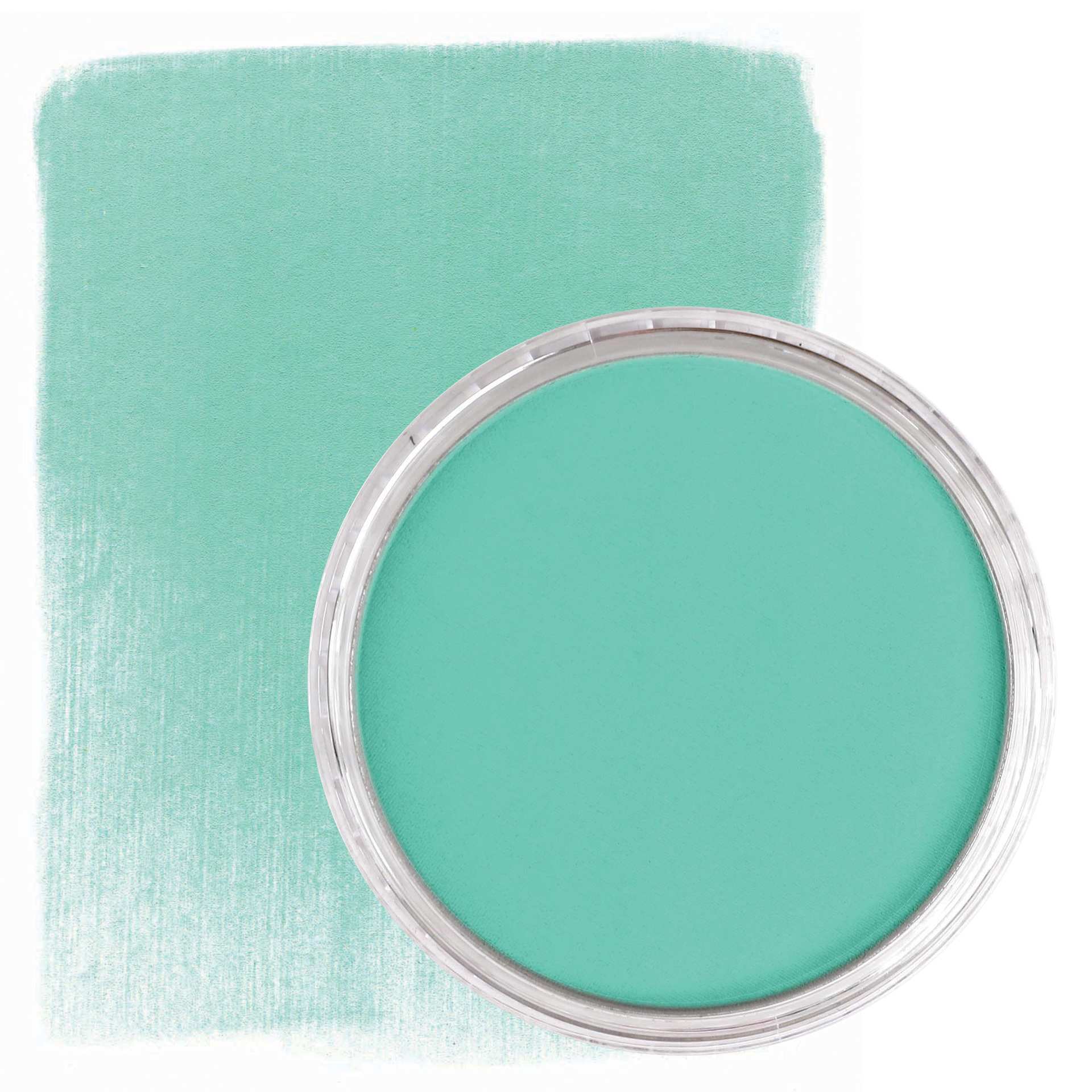 PanPastel Artist Painting Pastel - Phthalo Green Light, 620.7, pan and swatch