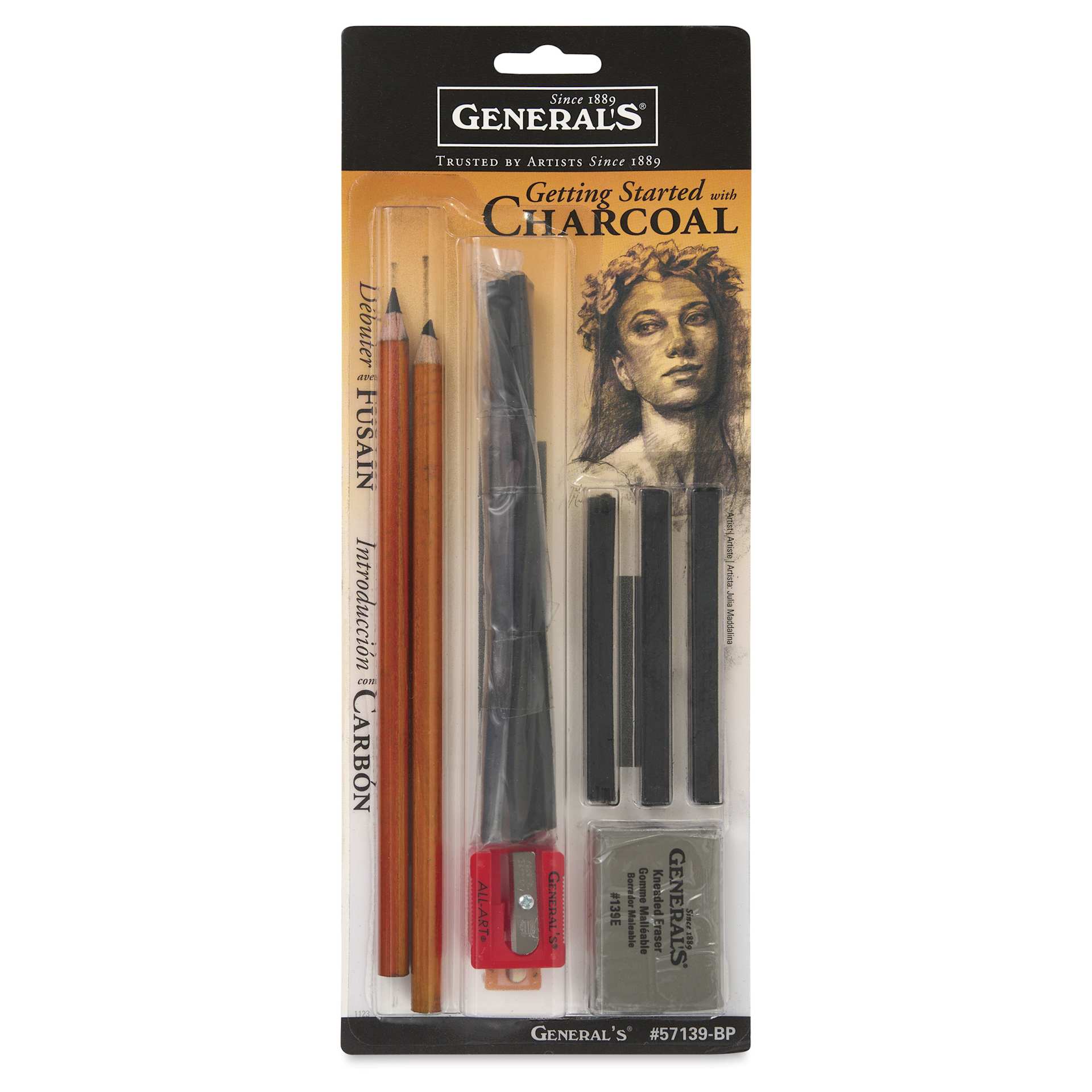General's Charcoal Drawing Assortment, front of the packaging