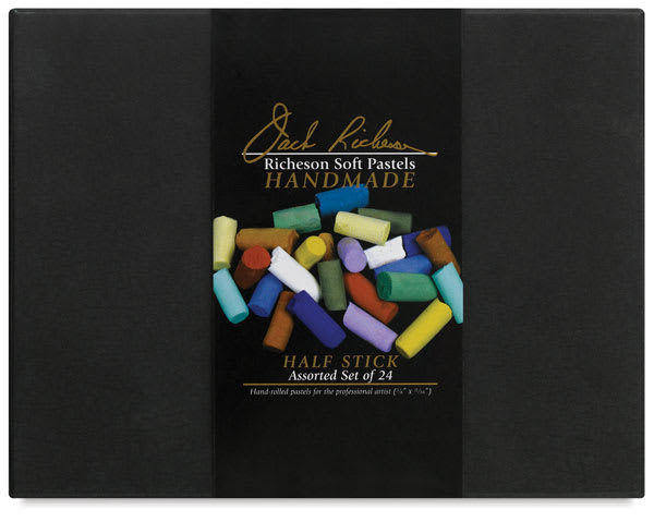 Half-Stick Soft Pastels, Set of 24 Half-Stick Soft Pastels, Set of 24