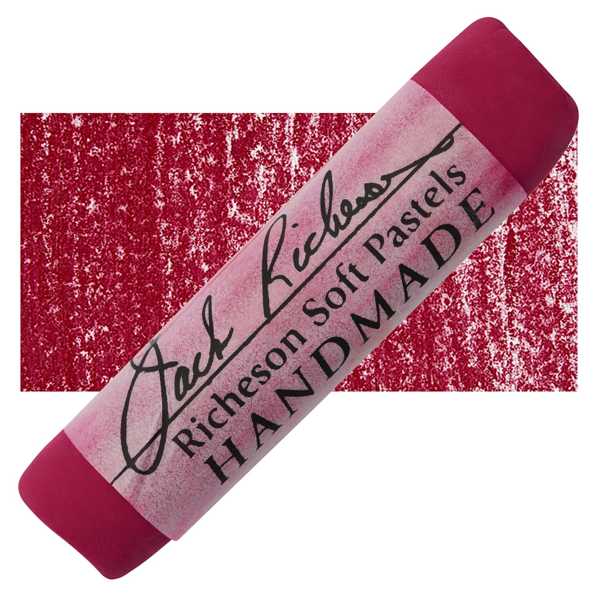 Richeson Handmade Soft Pastel - Red 142 pastel and swatch
