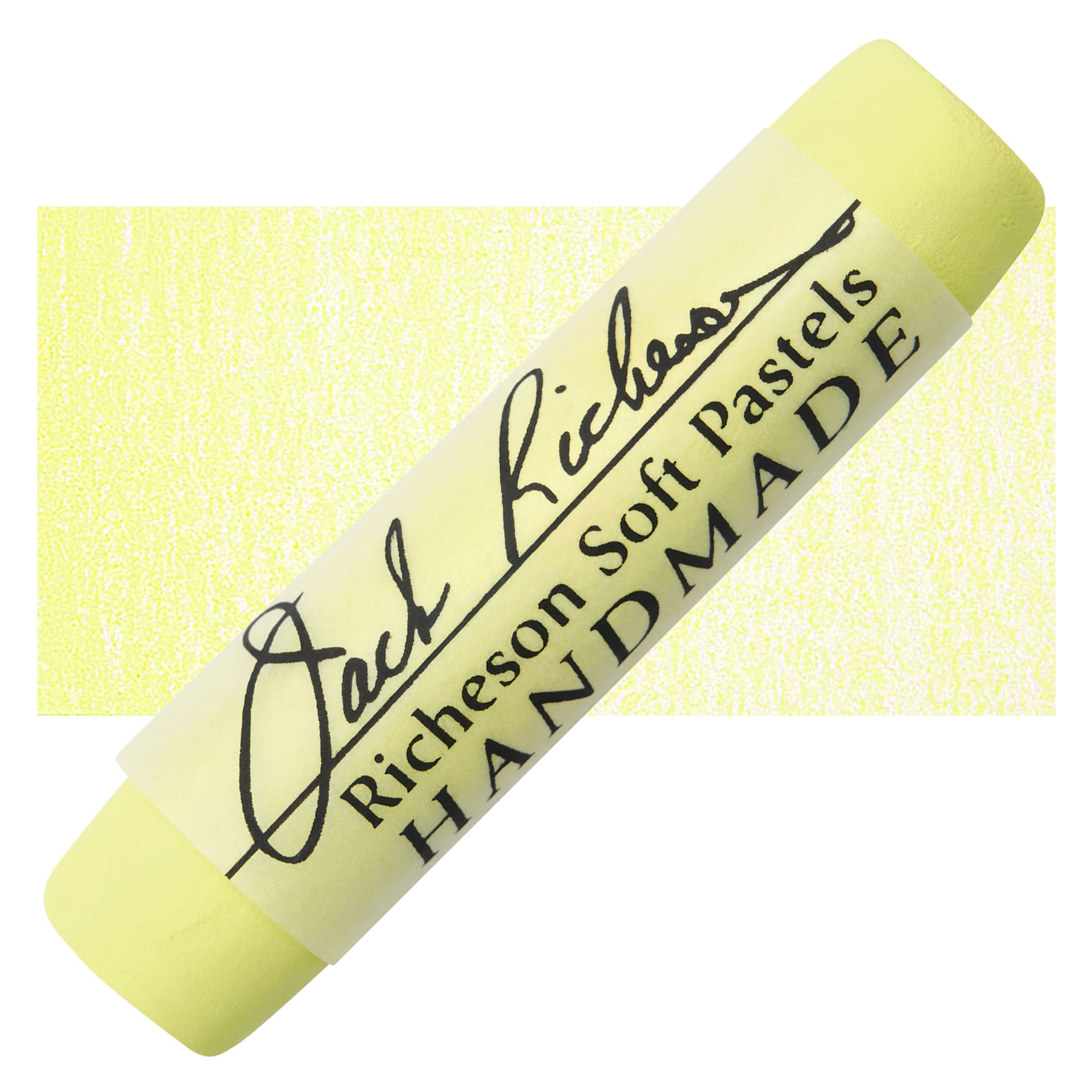 Richeson Handmade Soft Pastel - Yellow 71 pastel and swatch