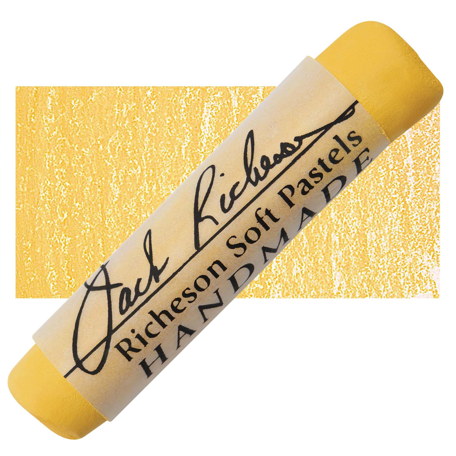 Richeson Handmade Soft Pastel - Yellow 76 pastel and swatch