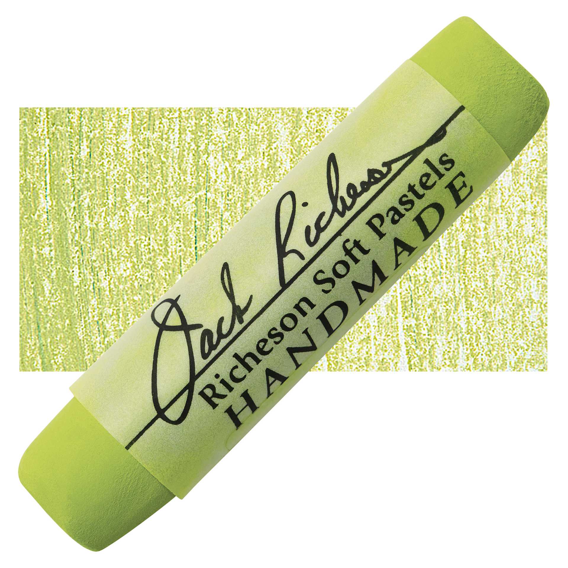 Richeson Handmade Soft Pastel - Green 11 pastel and swatch