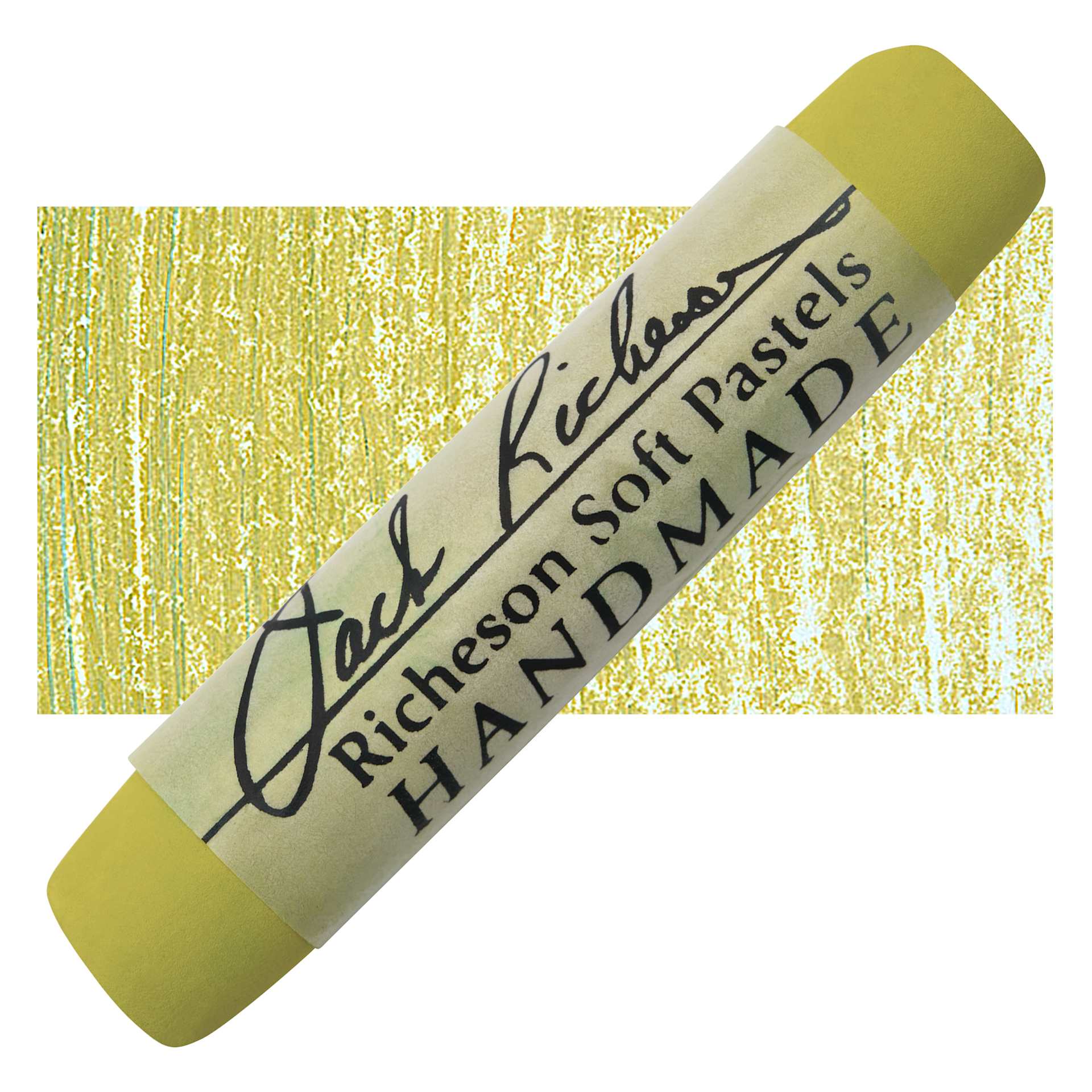 Richeson Handmade Soft Pastel - Green 22 pastel and swatch