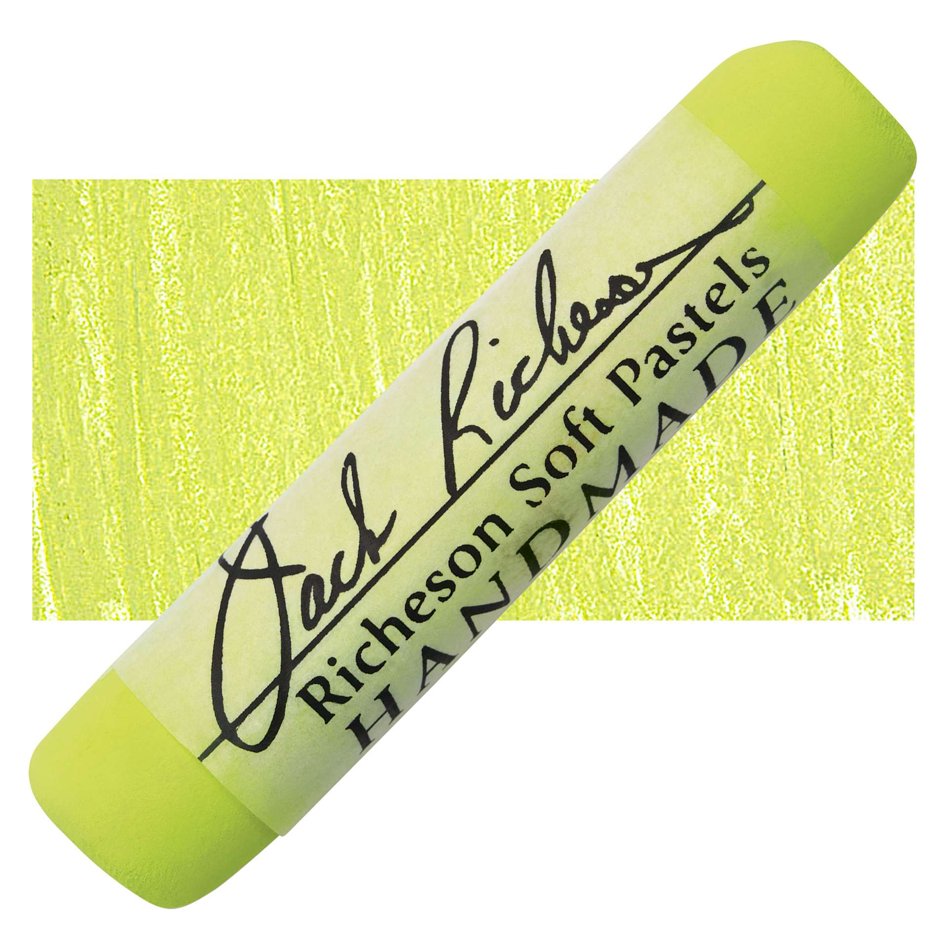 Richeson Handmade Soft Pastel - Green 24 pastel and swatch