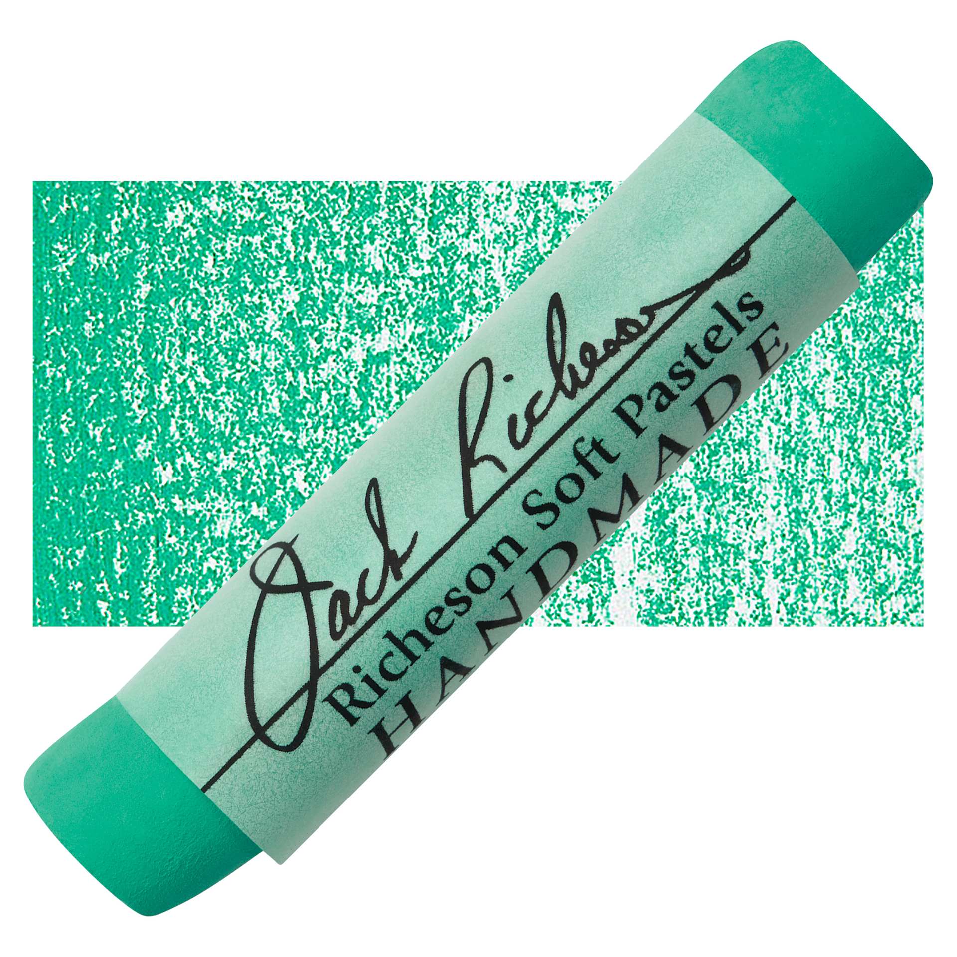 Richeson Handmade Soft Pastel - Green 29 pastel and swatch