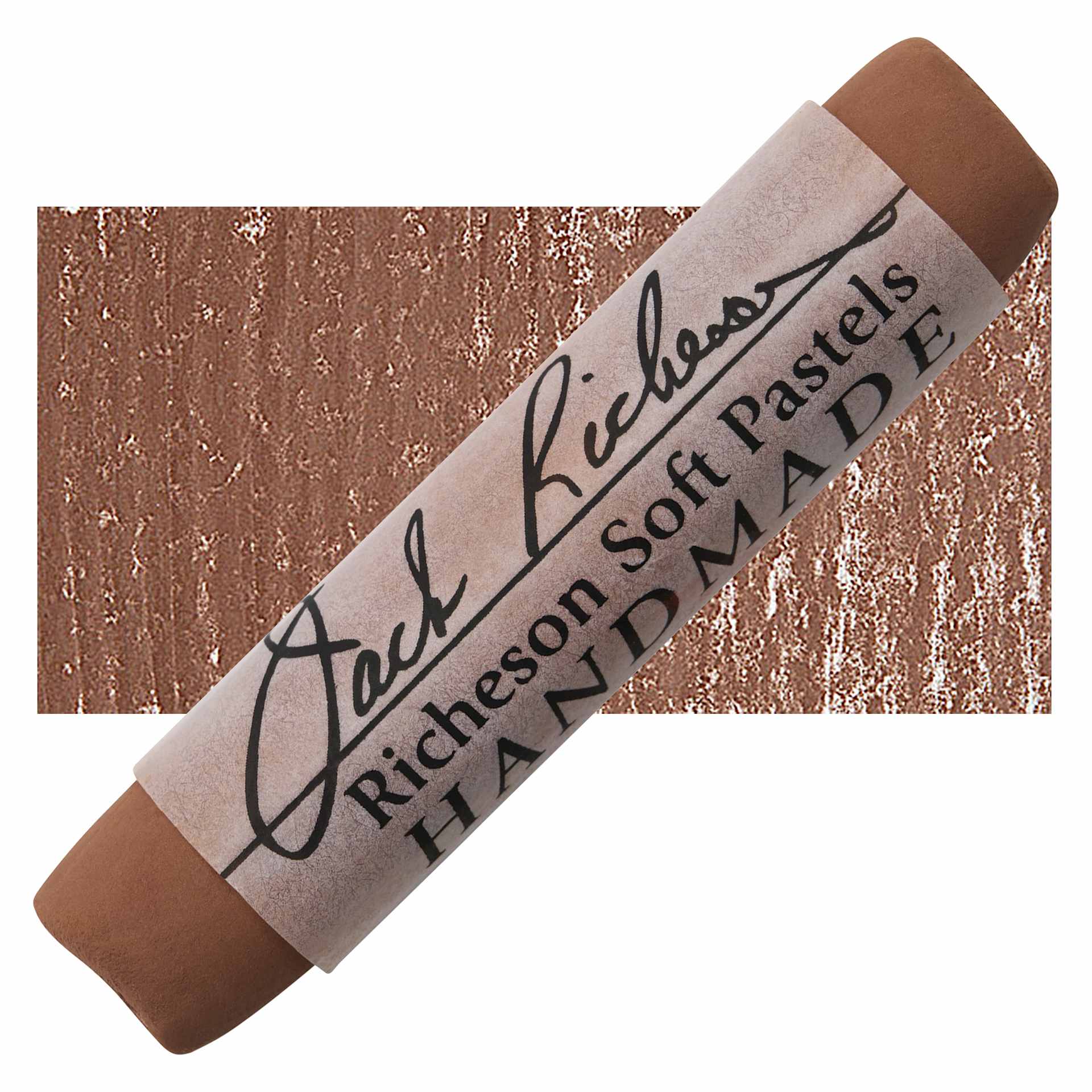 Richeson Handmade Soft Pastel - Earth 201 pastel and swatch