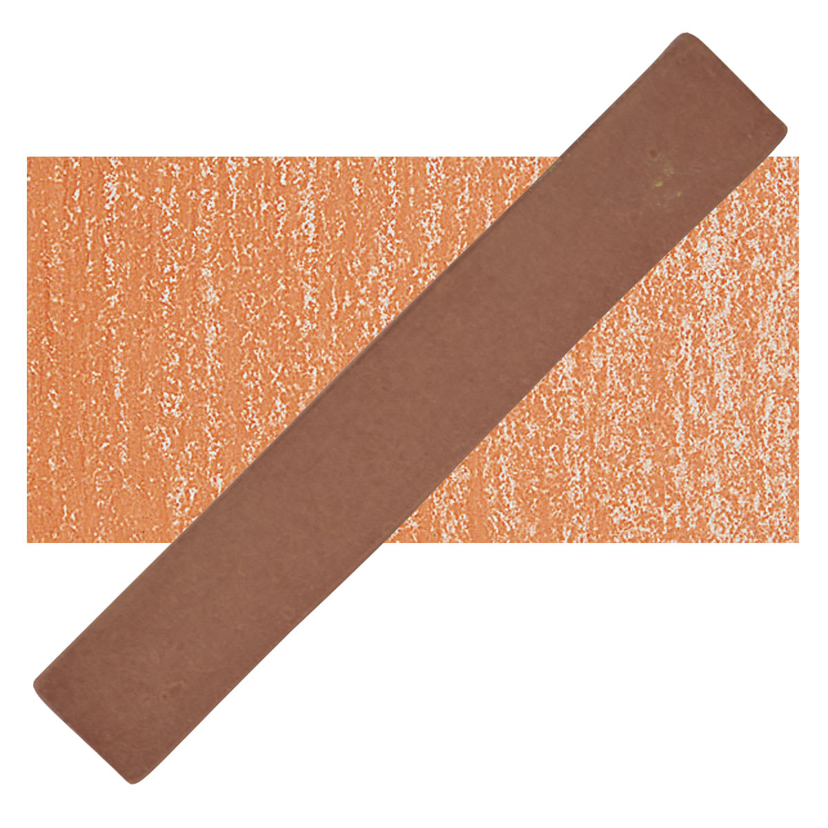 Holbein Artists' Soft Pastel - Burnt Sienna 3 pastel and swatch