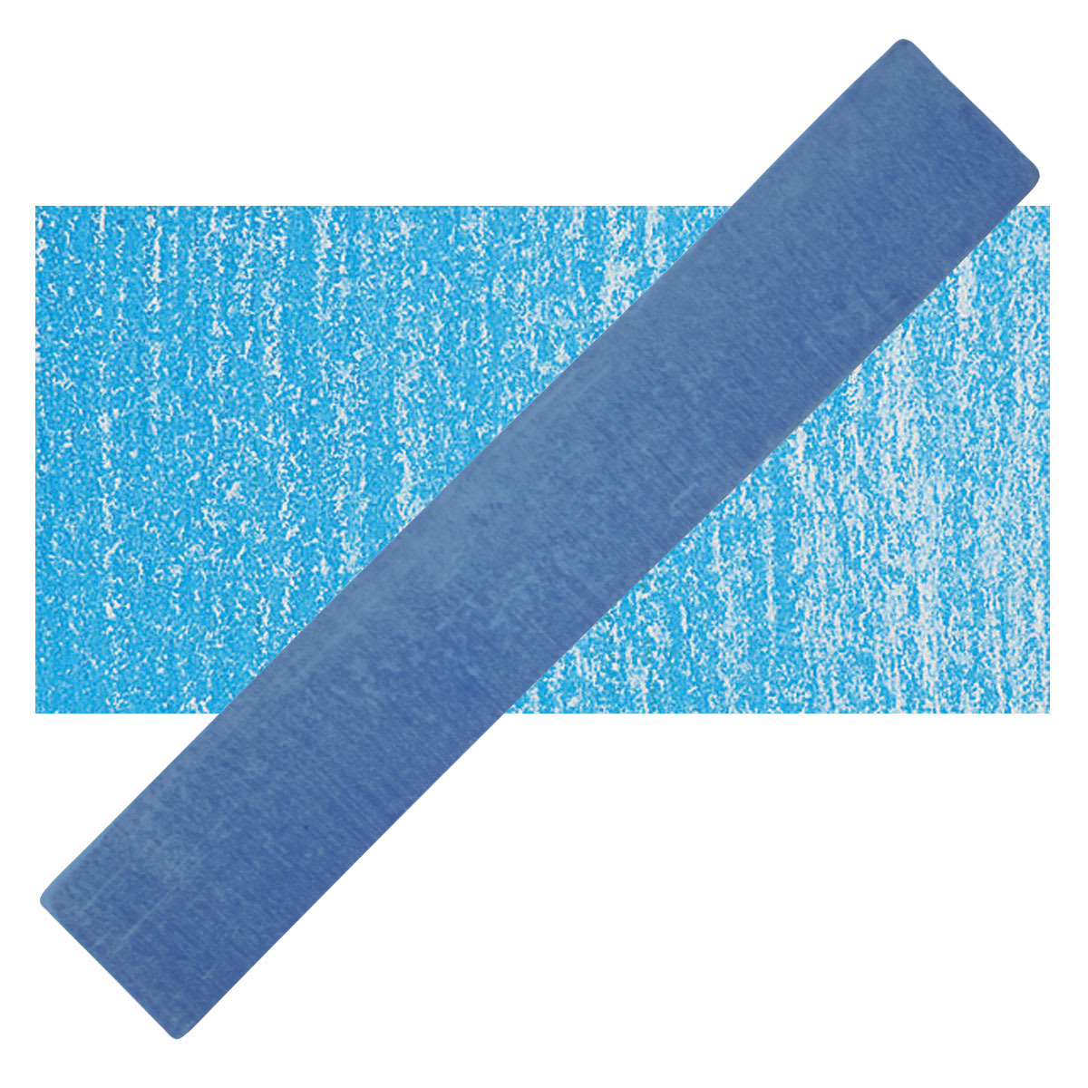 Holbein Artists' Soft Pastel - Light Blue 2 pastel and swatch