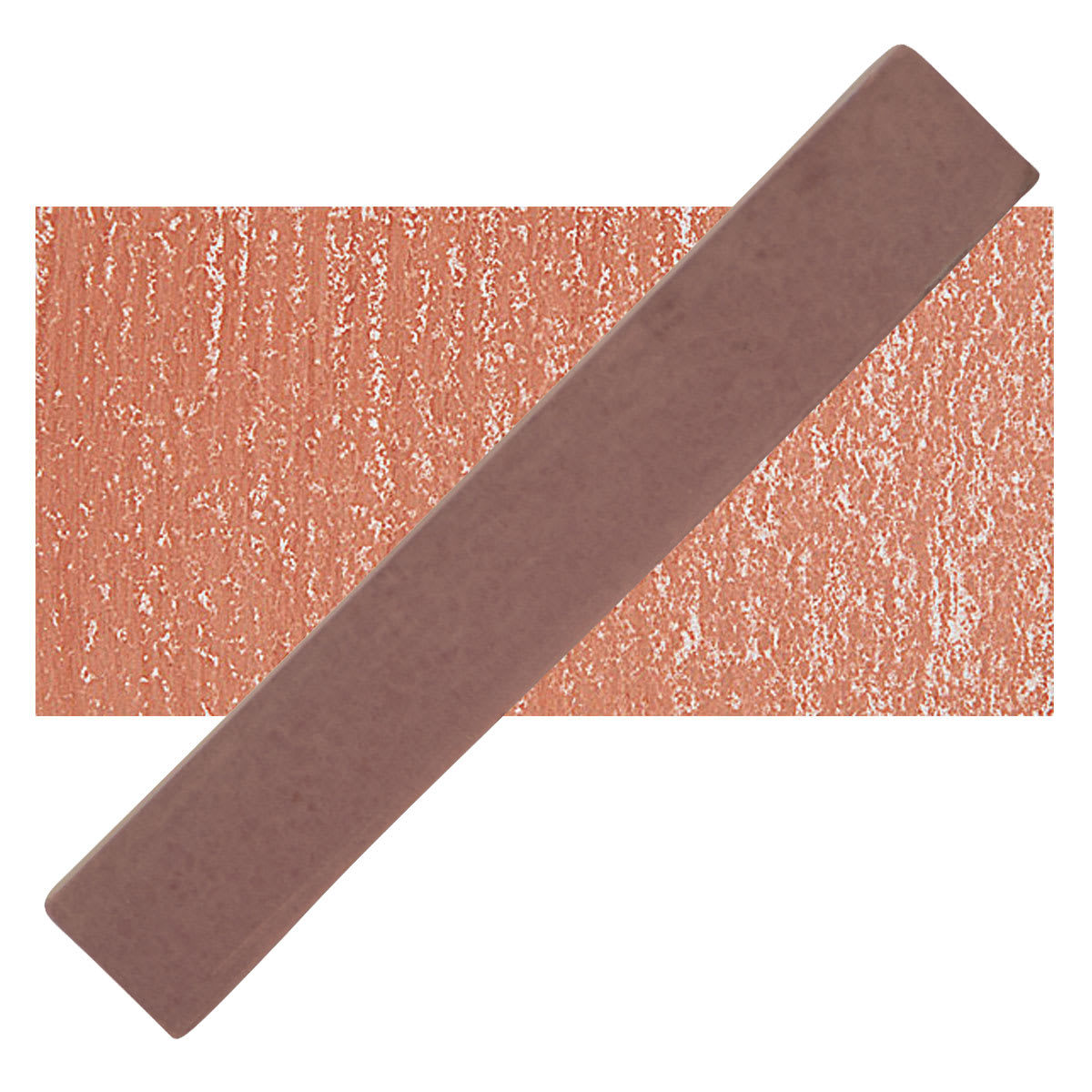 Holbein Artists' Soft Pastel - Pale Brown 1 pastel and swatch