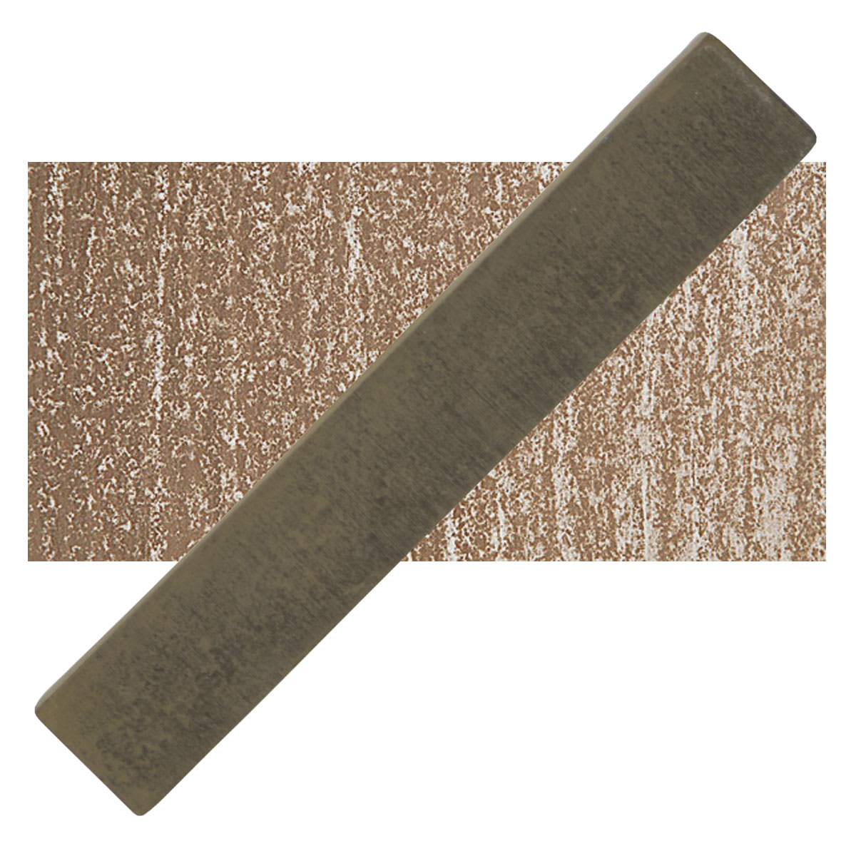Holbein Artists' Soft Pastel - Vandyke Brown 2 pastel and swatch
