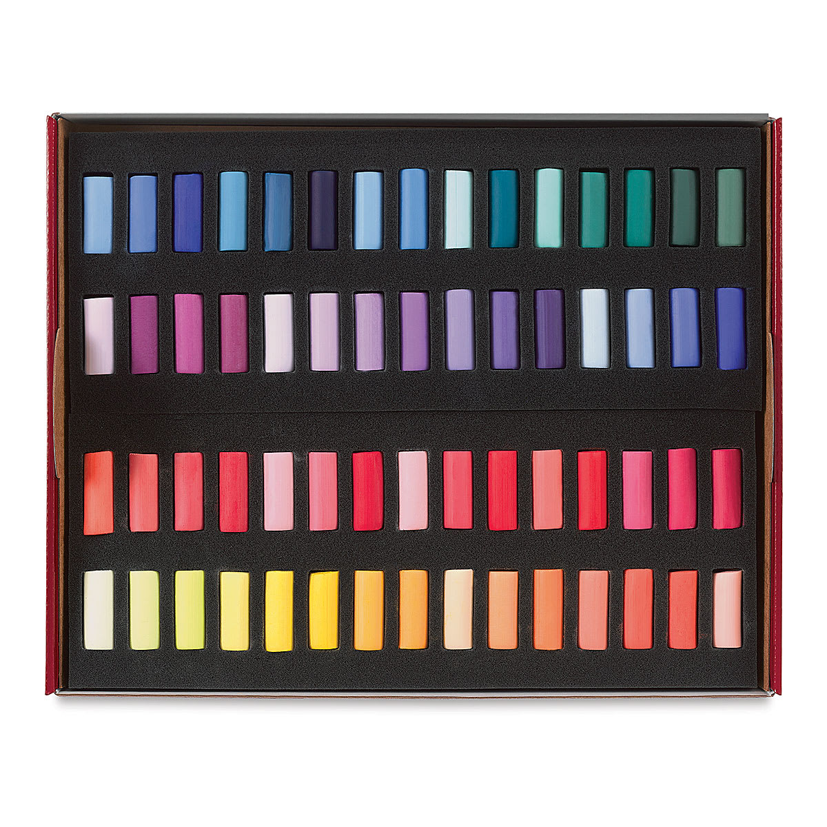 Blick Artists' Soft Pastel Half Stick Set - Assorted Colors, Set of 120, contents shown