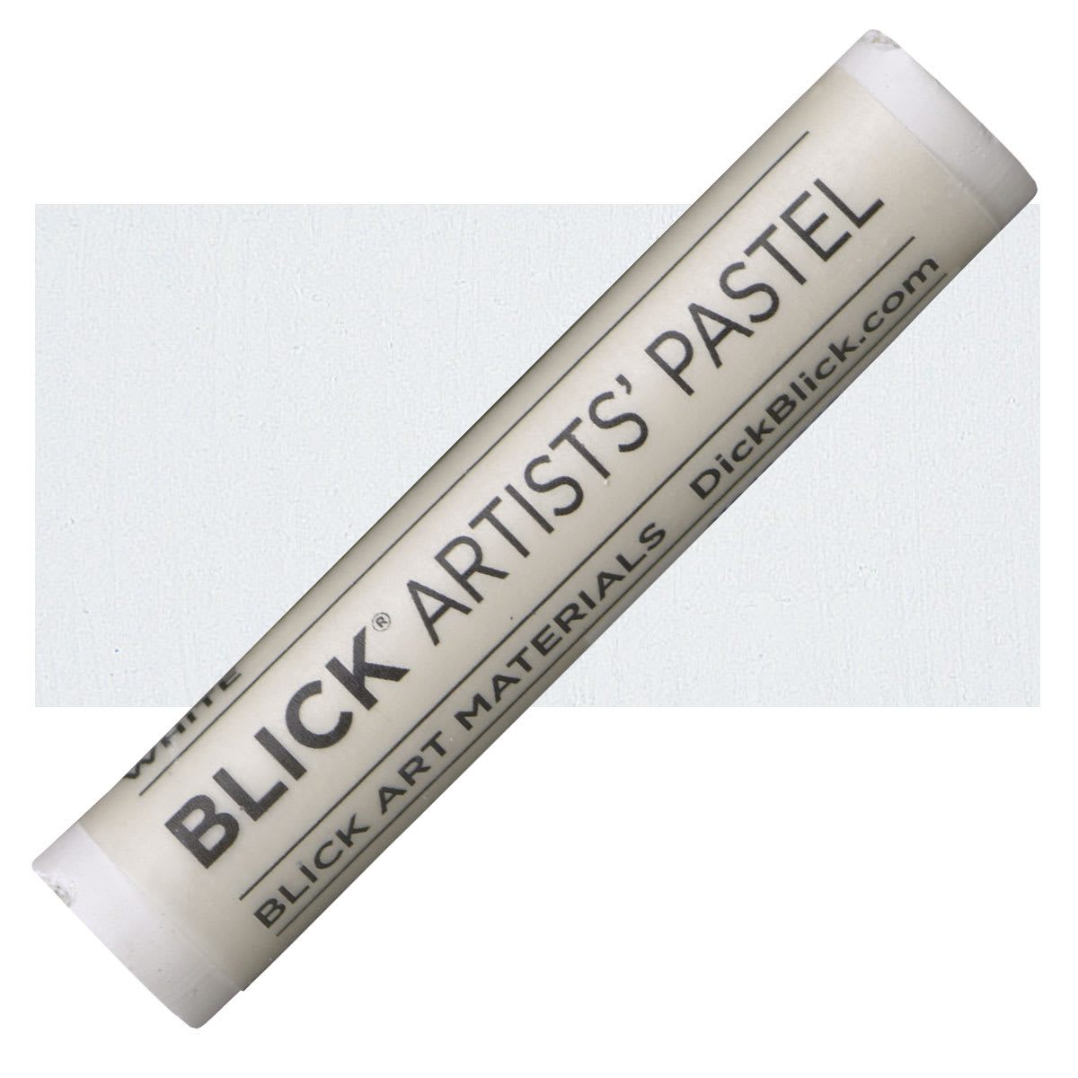 Blick Artists' Soft Pastel - White pastel and swatch