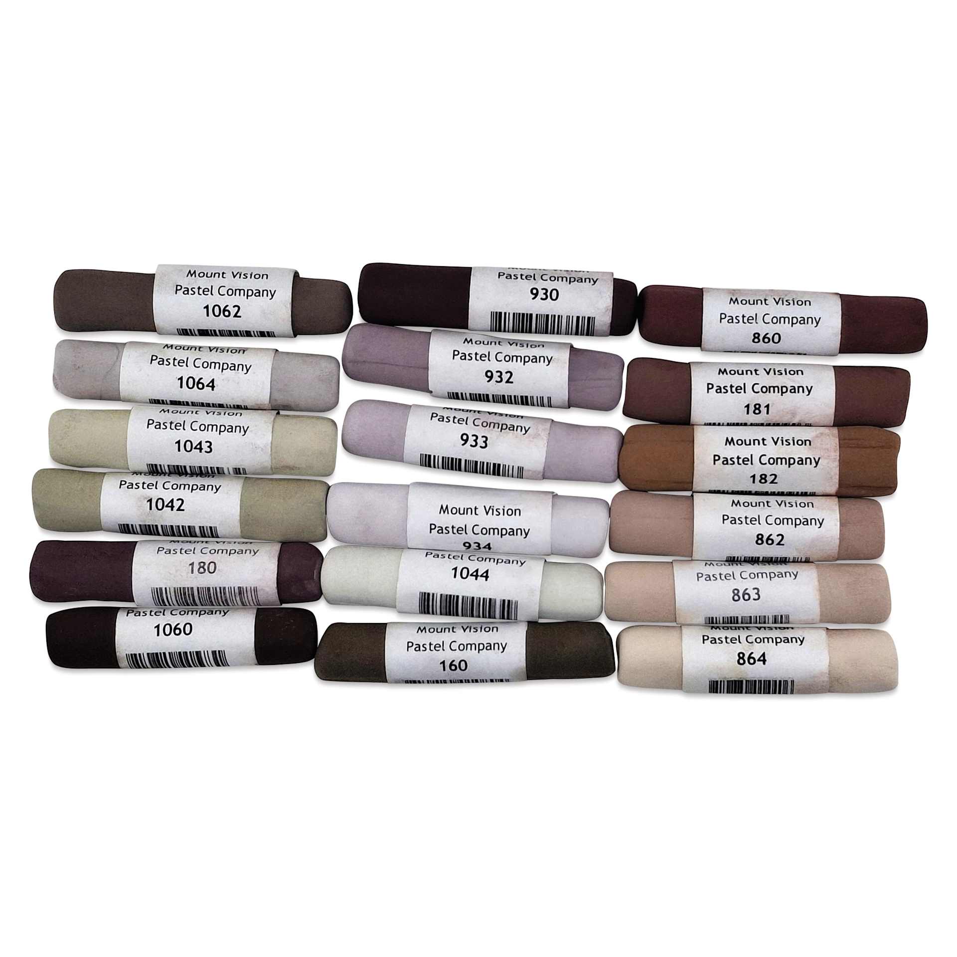 Mount Vision Soft Pastel Set - Dark Portrait, Set of 18