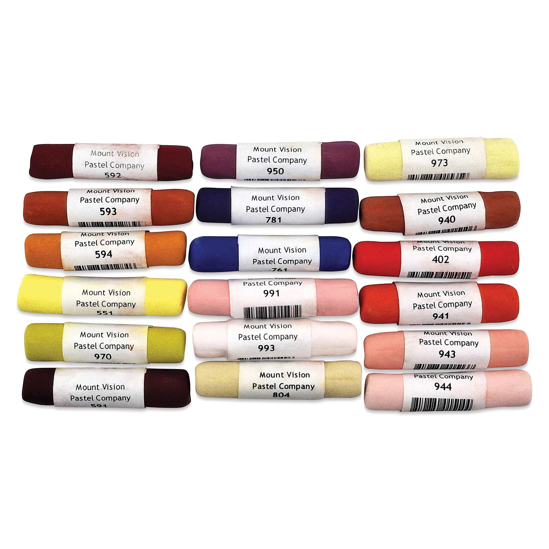 Mount Vision Soft Pastel Set - Garden Variety, Set of 18