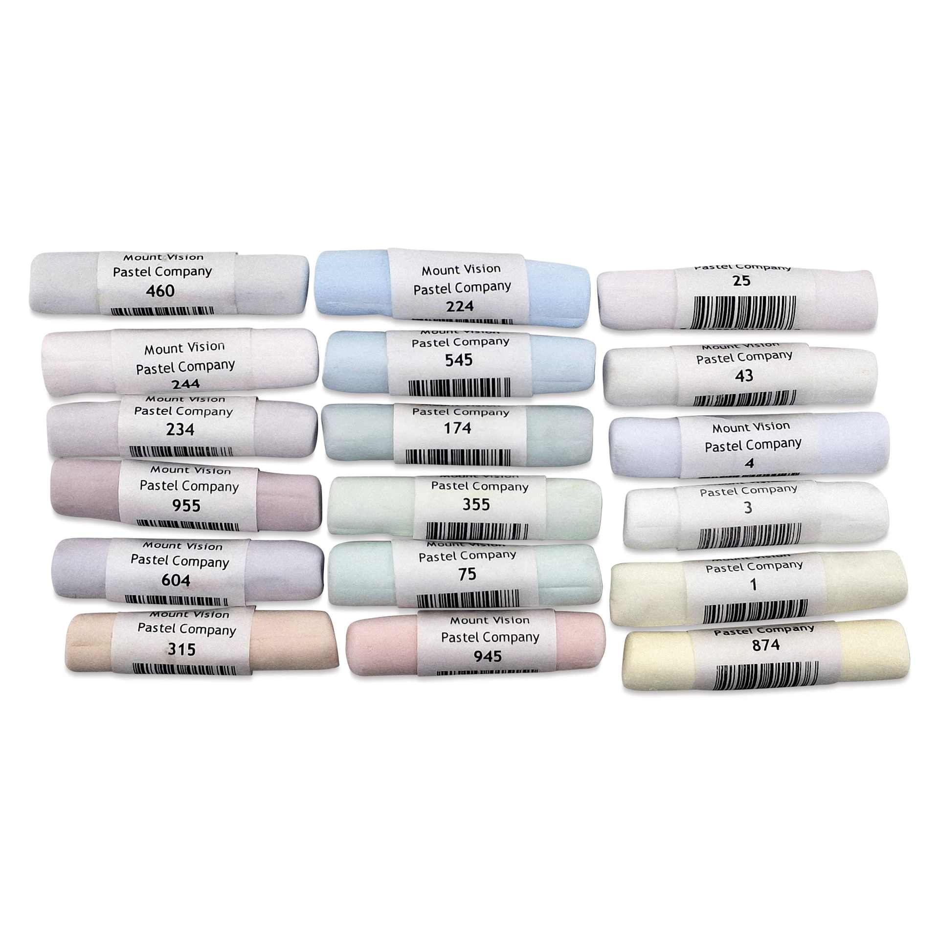 Mount Vision Soft Pastel Set - Light, Set of 18