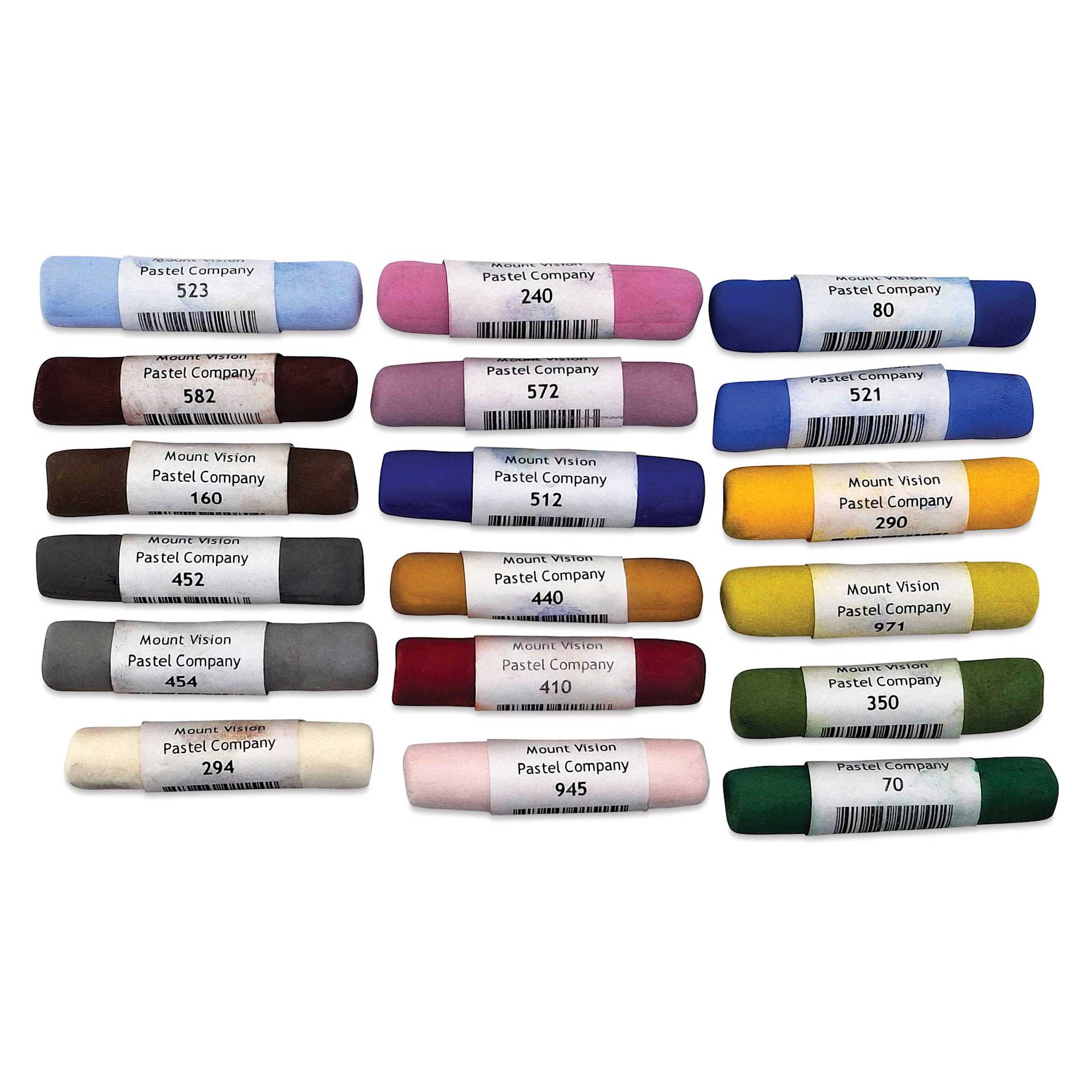 Mount Vision Soft Pastel Set - Workshop B, Set of 18