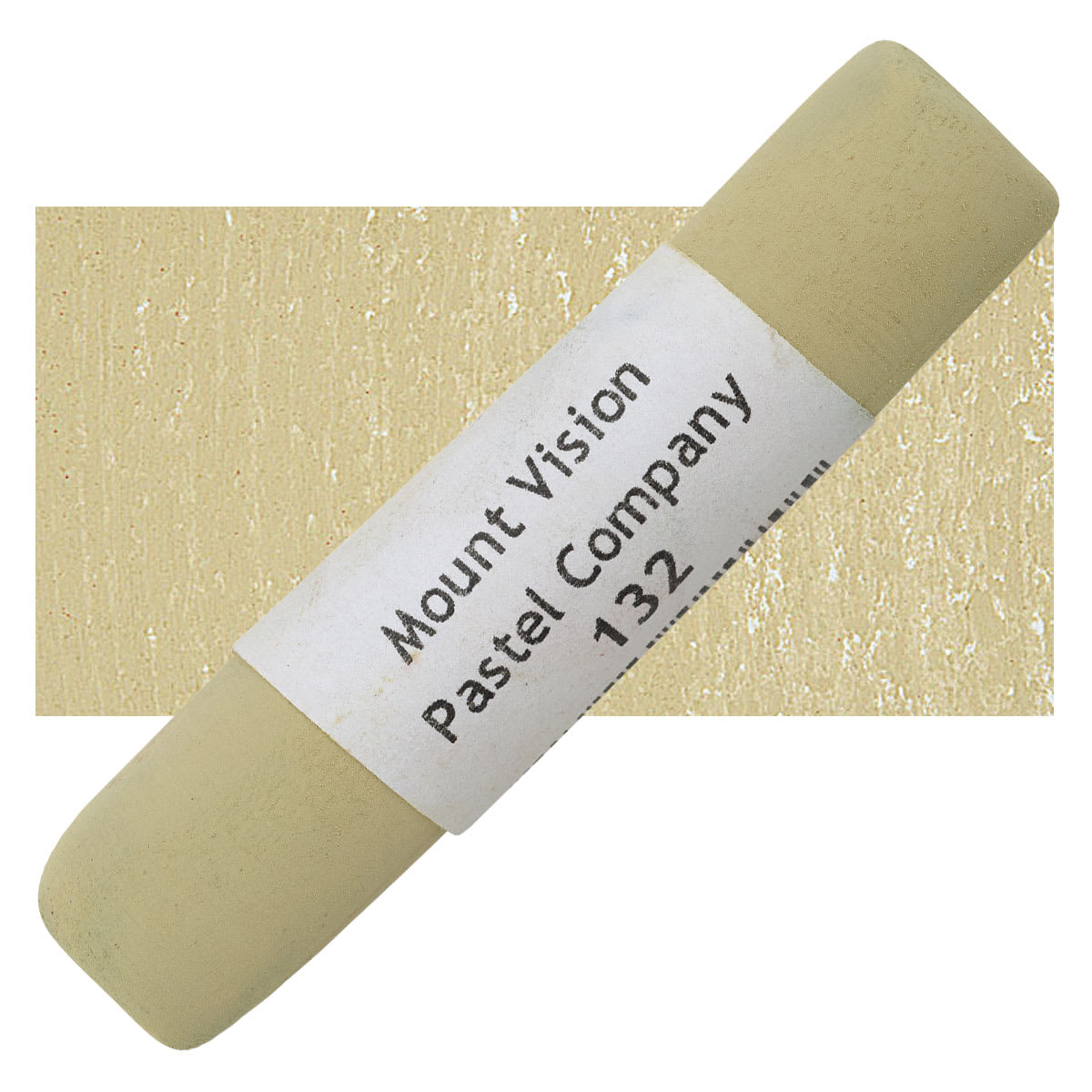 Mount Vision Handmade Pastel - Khaki 132 pastel and swatch