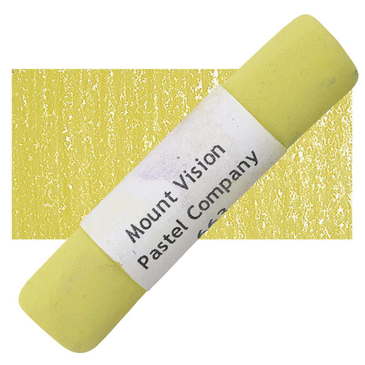 Mount Vision Handmade Pastel - Pea Green 663 pastel and swatch