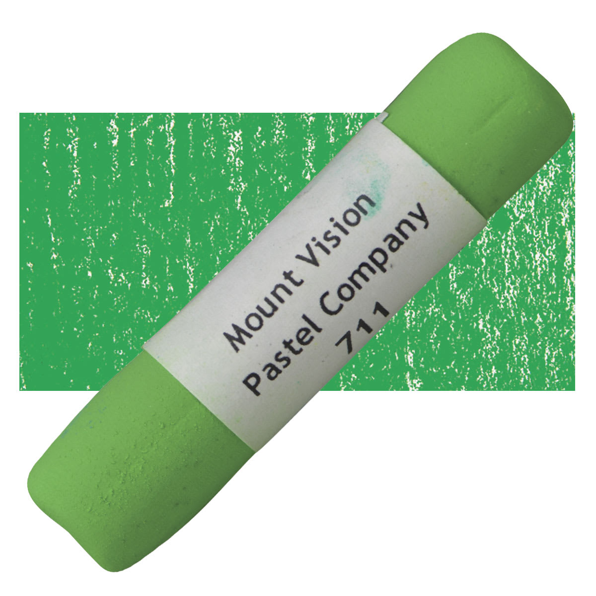 Mount Vision Handmade Pastel - Tropical Green 711 pastel and swatch