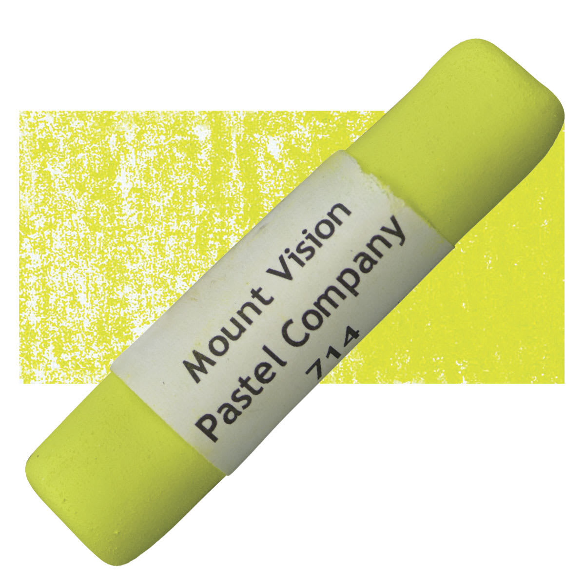Mount Vision Handmade Pastel - Tropical Green 714 pastel and swatch