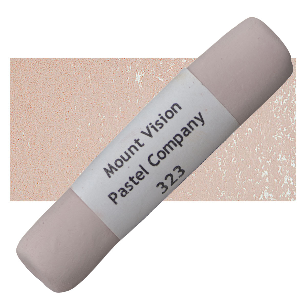 Mount Vision Handmade Pastel - Venetian Red 323 pastel and swatch