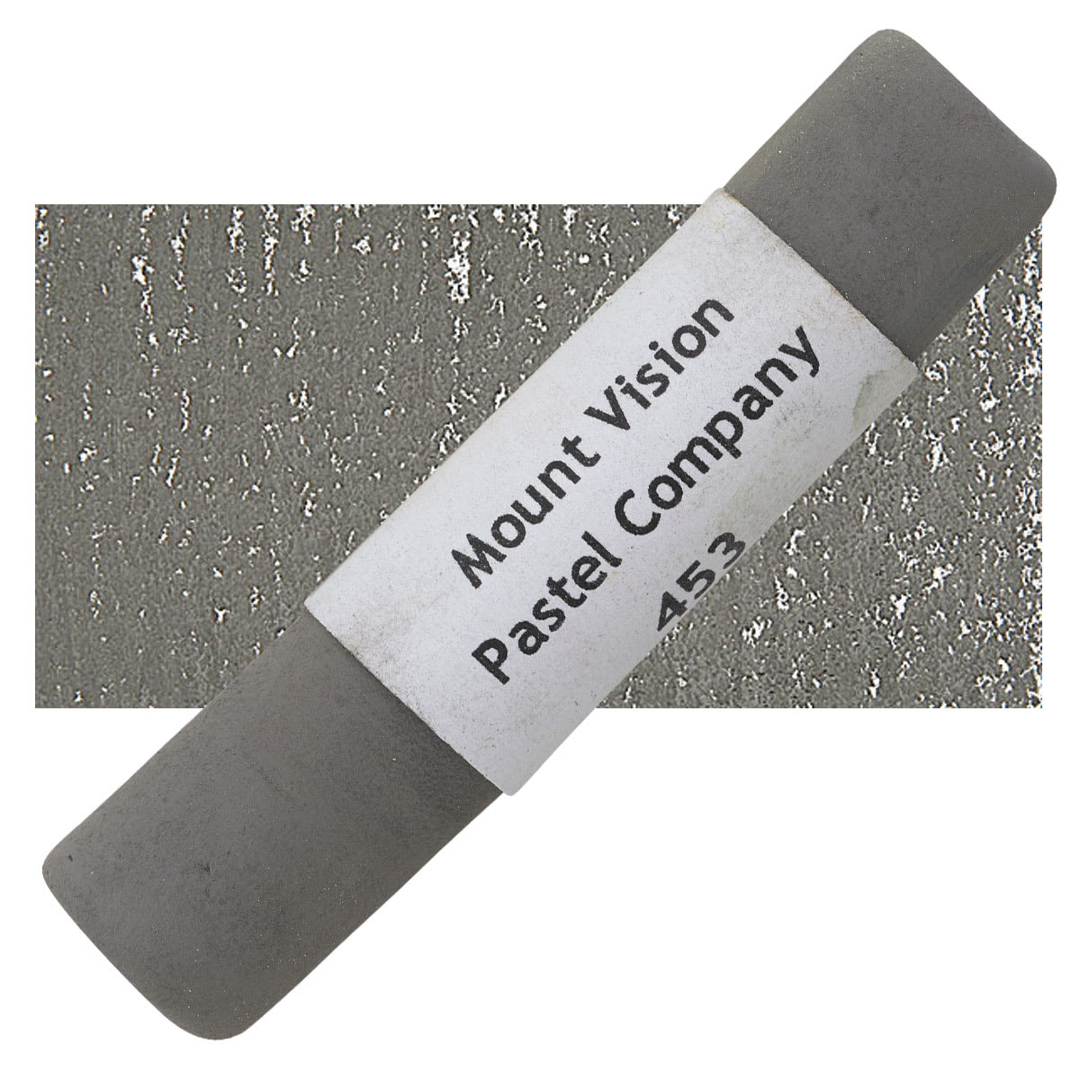 Mount Vision Handmade Pastel - Warm Gray 453 pastel and swatch