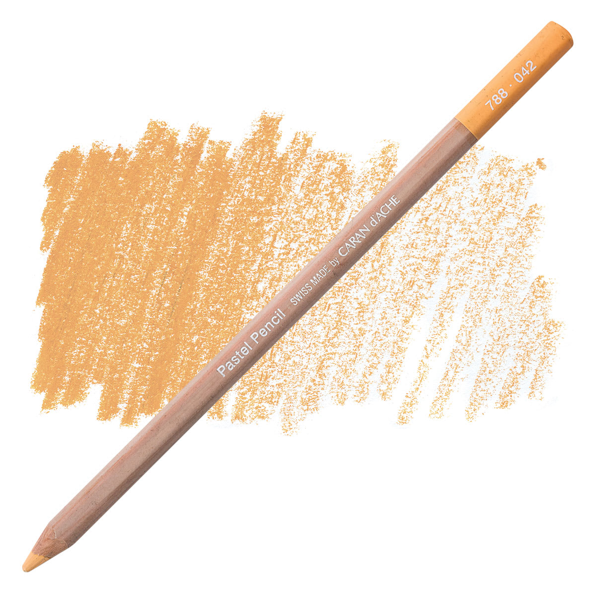 Caran d'Ache Pastel Pencil - Desert Rose pencil and swatch