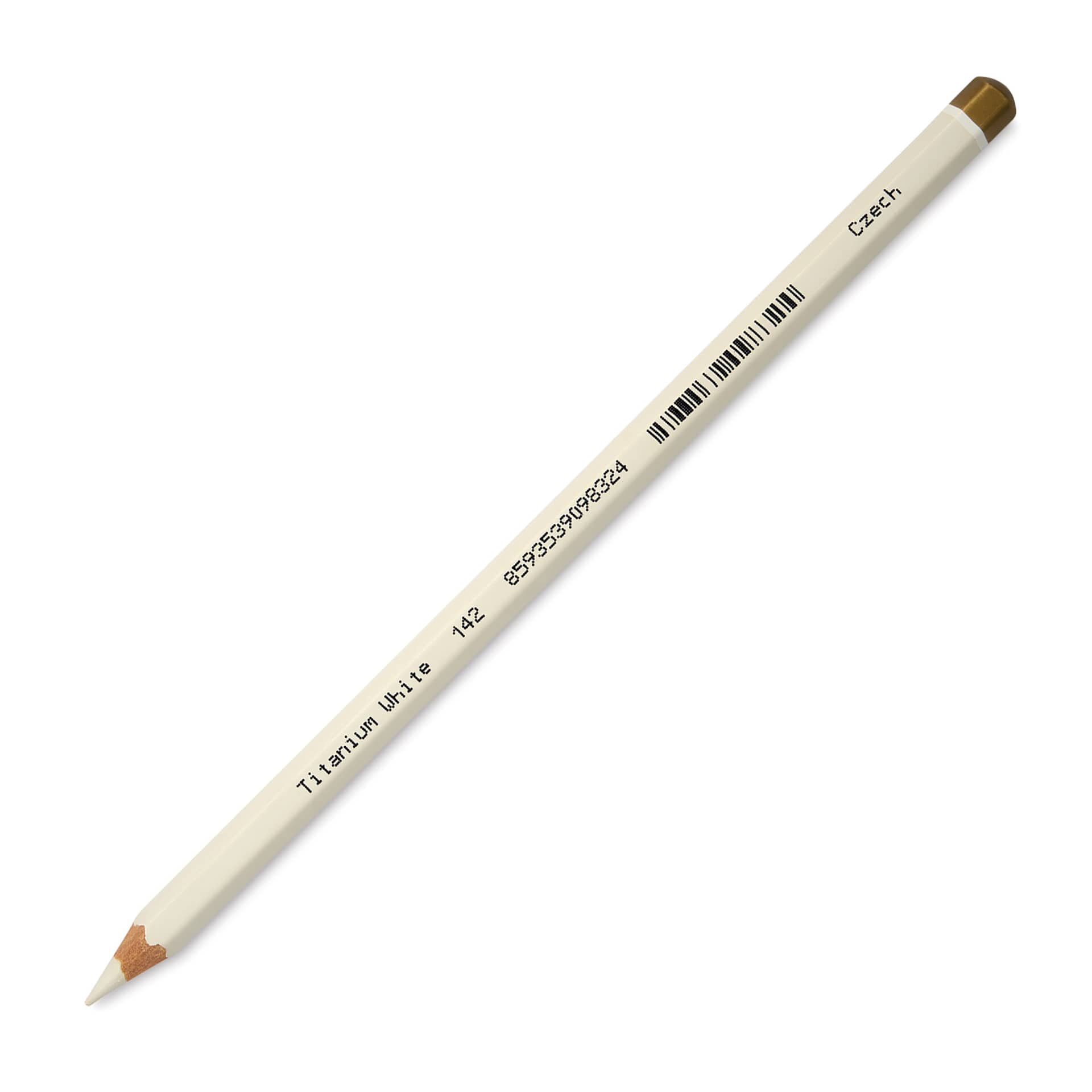 Koh-I-Noor Polycolor Dry Color Drawing Pencil - White 1, side
