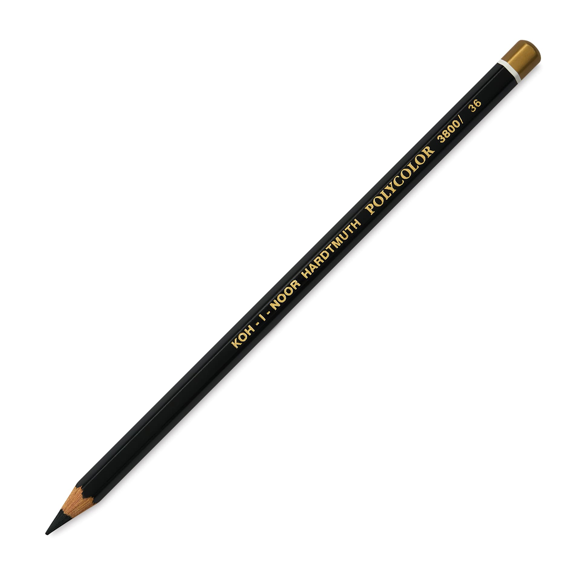 Koh-I-Noor Polycolor Dry Color Drawing Pencil - Black 36