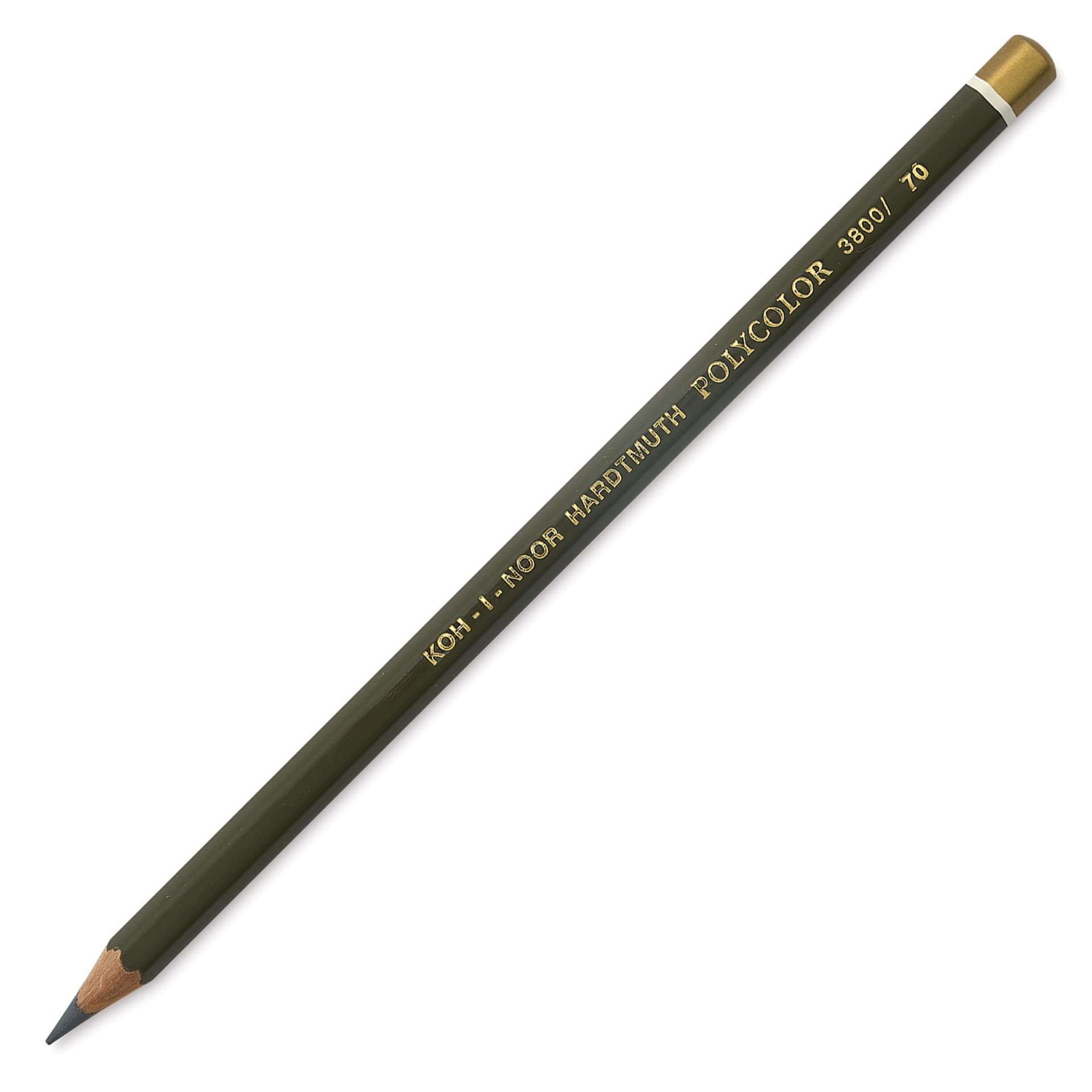 Koh-I-Noor Polycolor Dry Color Drawing Pencil - Dark Grey 70
