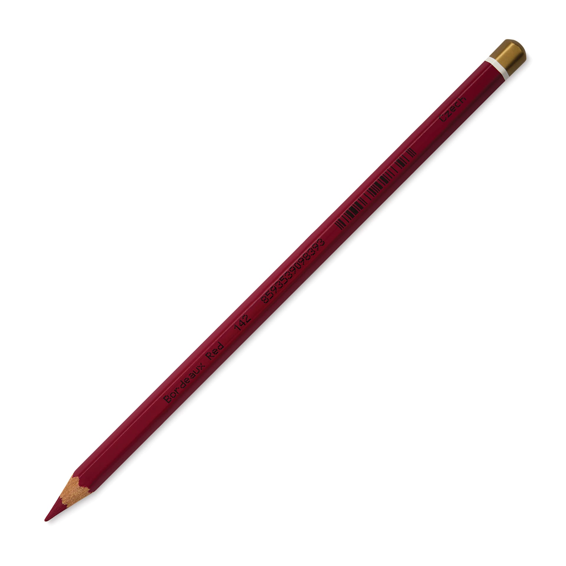 Koh-I-Noor Polycolor Dry Color Drawing Pencil - Bordeaux Red 8, side