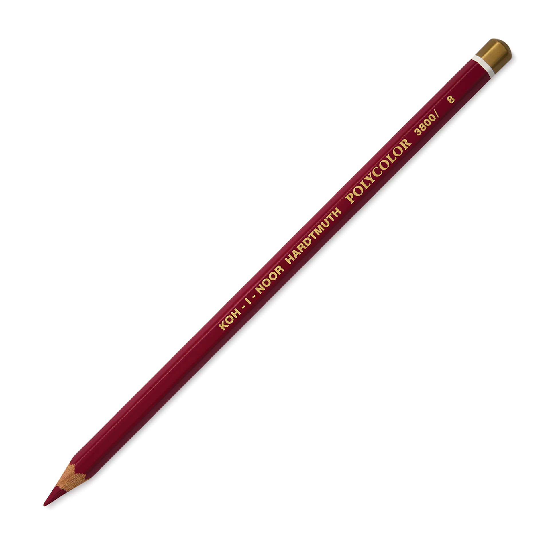 Koh-I-Noor Polycolor Dry Color Drawing Pencil - Bordeaux Red 8