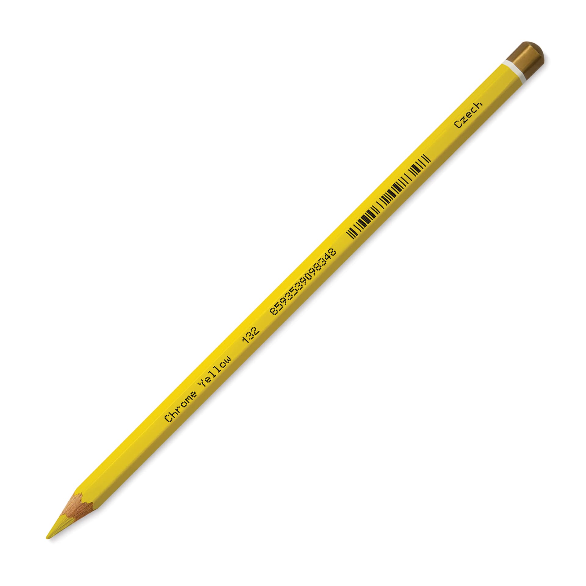 Koh-I-Noor Polycolor Dry Color Drawing Pencil - Yellow 3, side